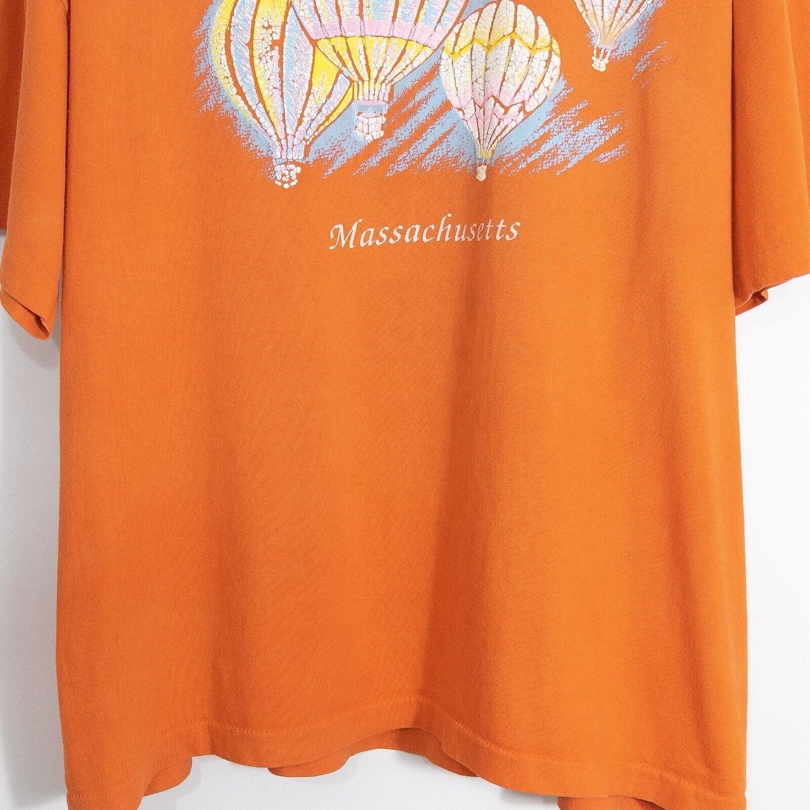 Vintage Vintage 90s Massachusetts T Shirt 2XL - Hot Air Balloon Size US XXL / EU 58 / 5 - 3 Thumbnail