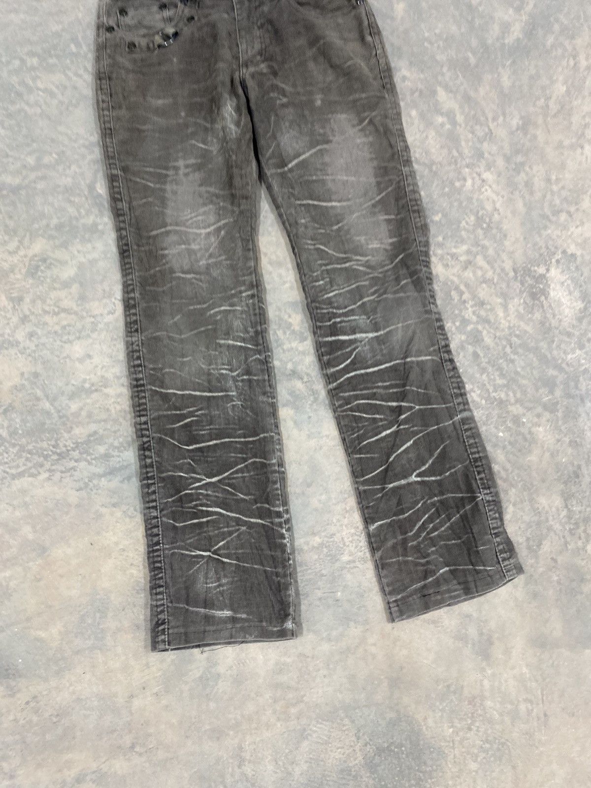 Hysteric Glamour BLOW PUNK GRUNGE GOTHIC CLAW CORDUROY PANTS LGB Size US 30 / EU 46 - 2 Thumbnail