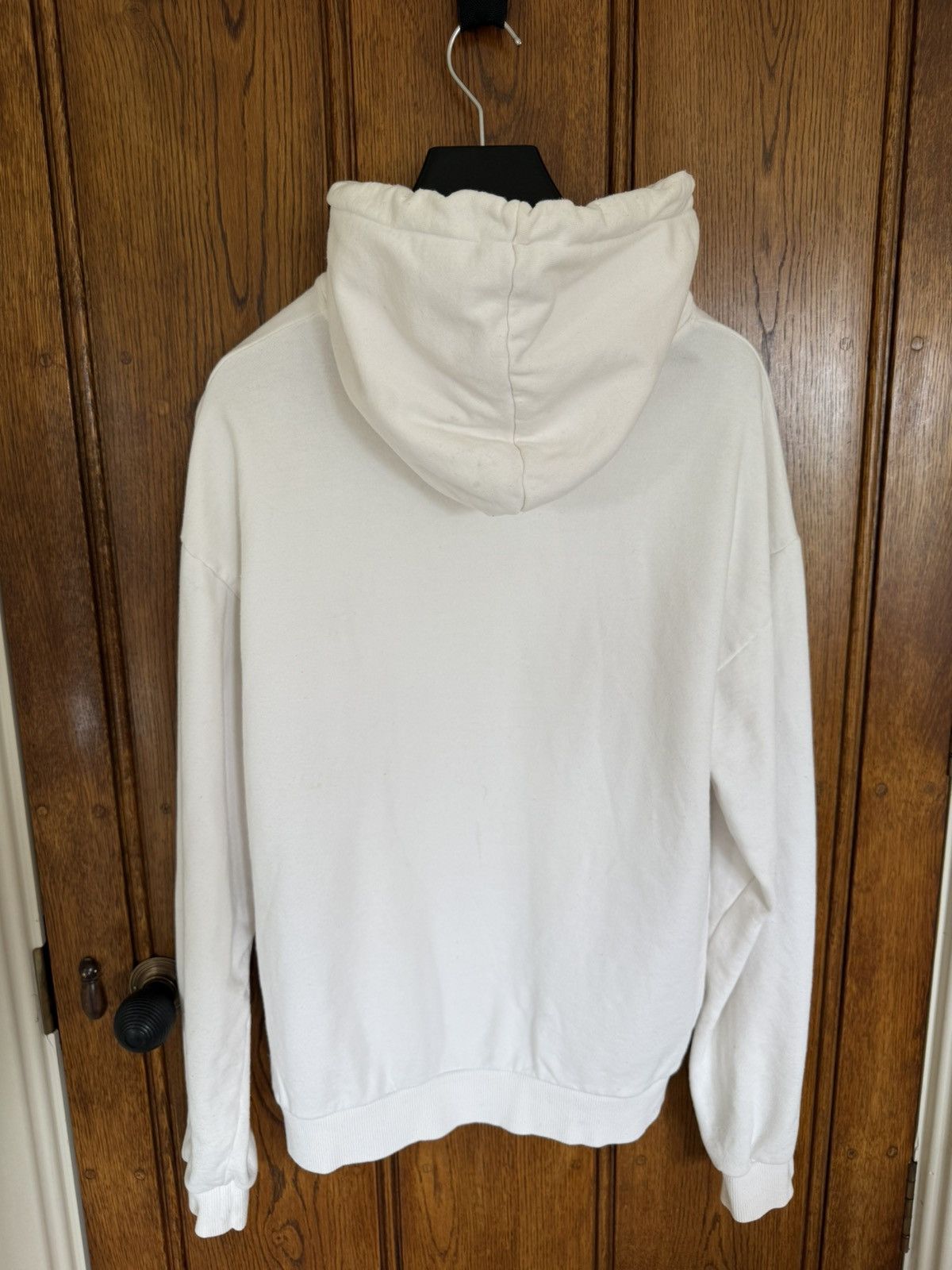 Celine Celine white black logo hoodie Hedi Slimane grail XL Size US XL / EU 56 / 4 - 16 Thumbnail