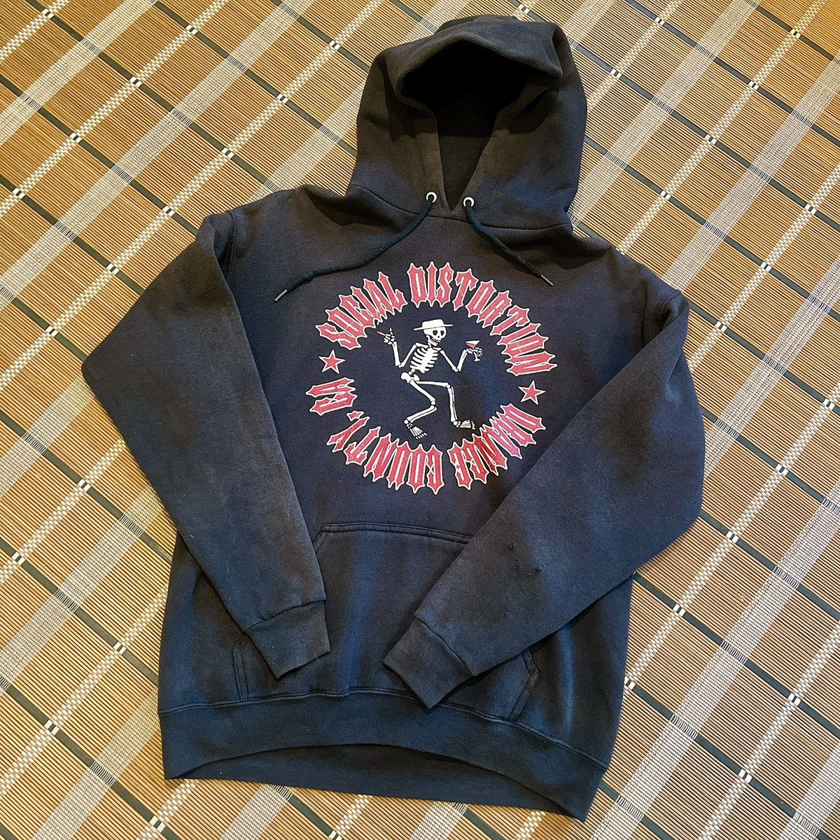 Band Tees × Vintage VTG90’s Hoodie Social Distortion ⭐️Orange County CA⭐️ Size US M / EU 48-50 / 2 - 1 Thumbnail