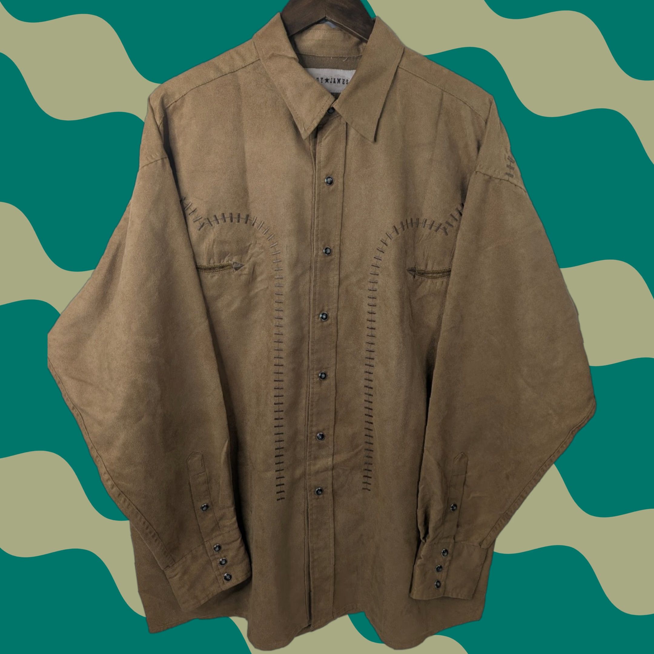 Cody James Cody James Shirt XL Brown Cowboy Western Button-Up Snap Vintage: No Size US XL / EU 56 / 4 - 1 Thumbnail