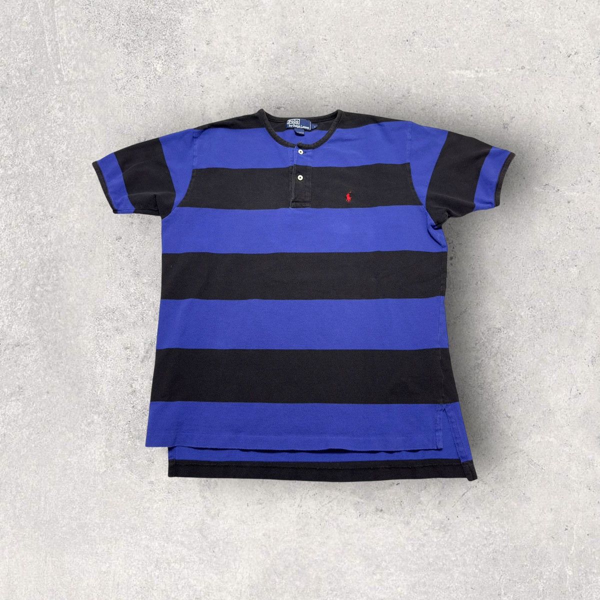 Polo Ralph Lauren × Vintage Vintage Polo henley shirt Size US L / EU 52-54 / 3 - 1 Thumbnail