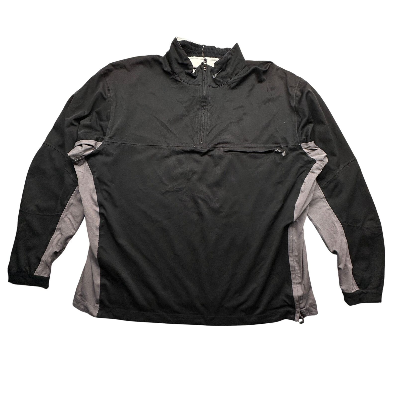 Nike Vintage Y2K 2006 Nike Golf Storm-Fit 1/4 Zip Mens XXL Black Size US XXL / EU 58 / 5 - 1 Thumbnail