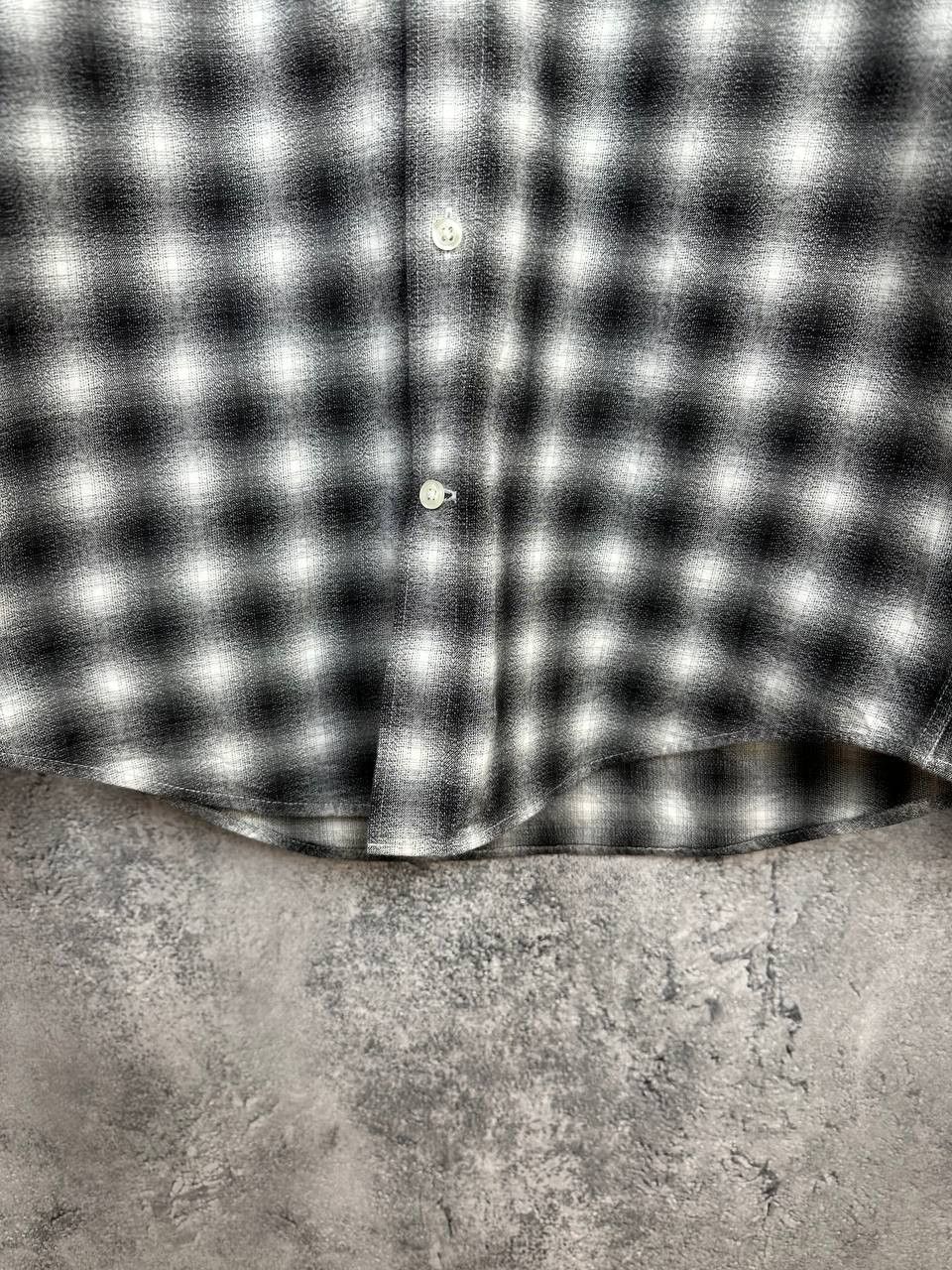 Reiss REISS Firenze Blurred Check Print Slim Fit Sport Shirt Size US S / EU 44-46 / 1 - 7 Thumbnail