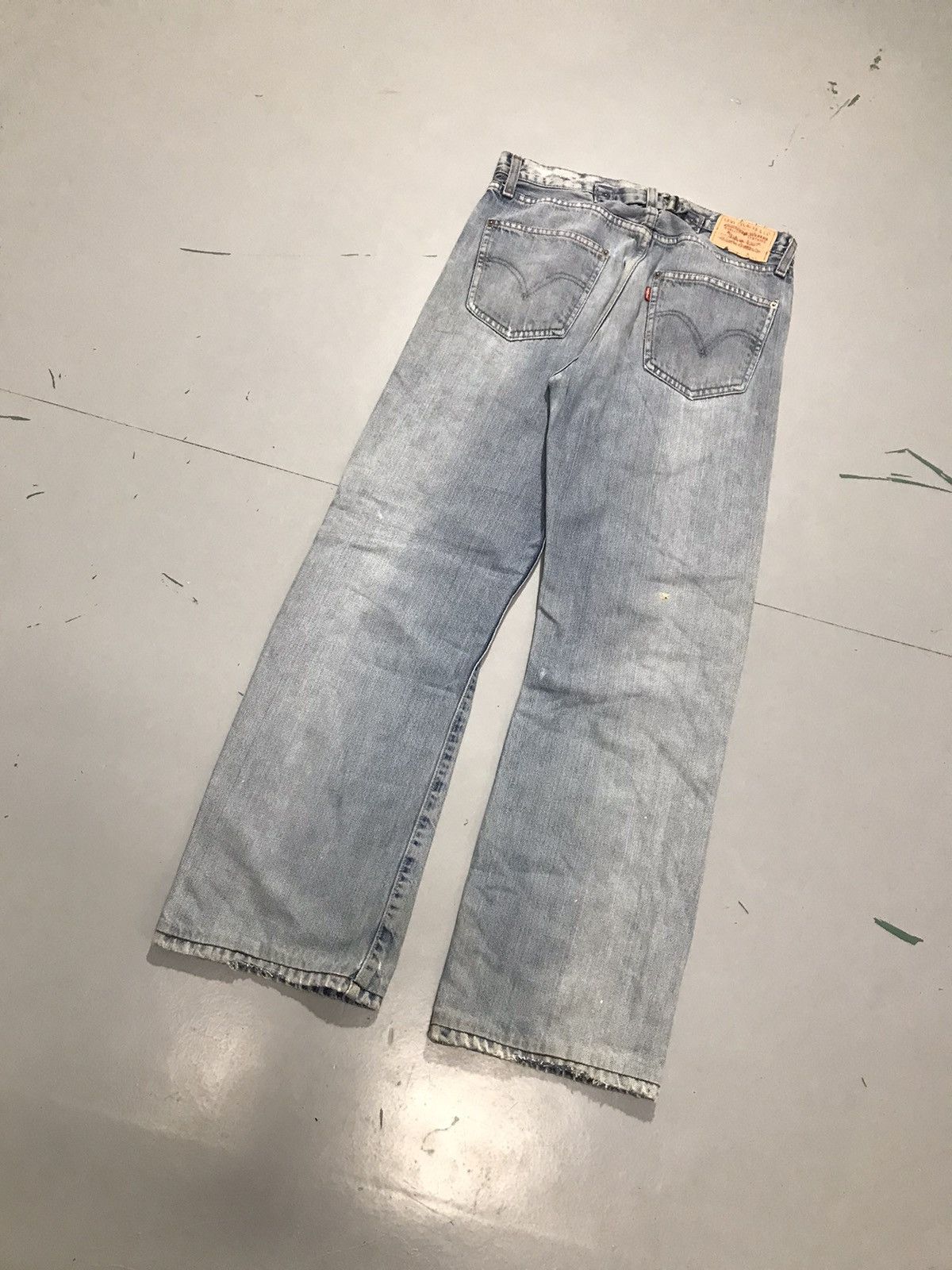 Levi's Vintage Levi’s buckle belt distressed denim Size US 32 / EU 48 - 7 Thumbnail