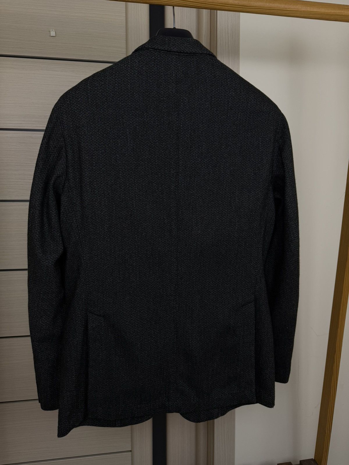 Other Rose and Born Lubiam unlined Mesh Wool Sport Blazer Jacket Size 50L - 9 Thumbnail