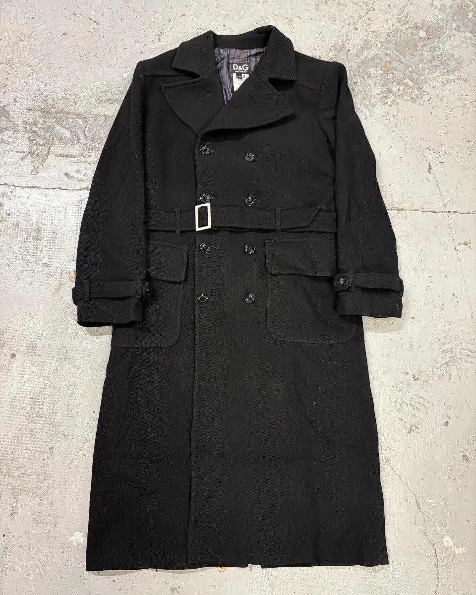 Dolce & Gabbana AW2006 Dolce & Gabbana Black Long Classy Trench Coat Size US M / EU 48-50 / 2 - 3 Thumbnail