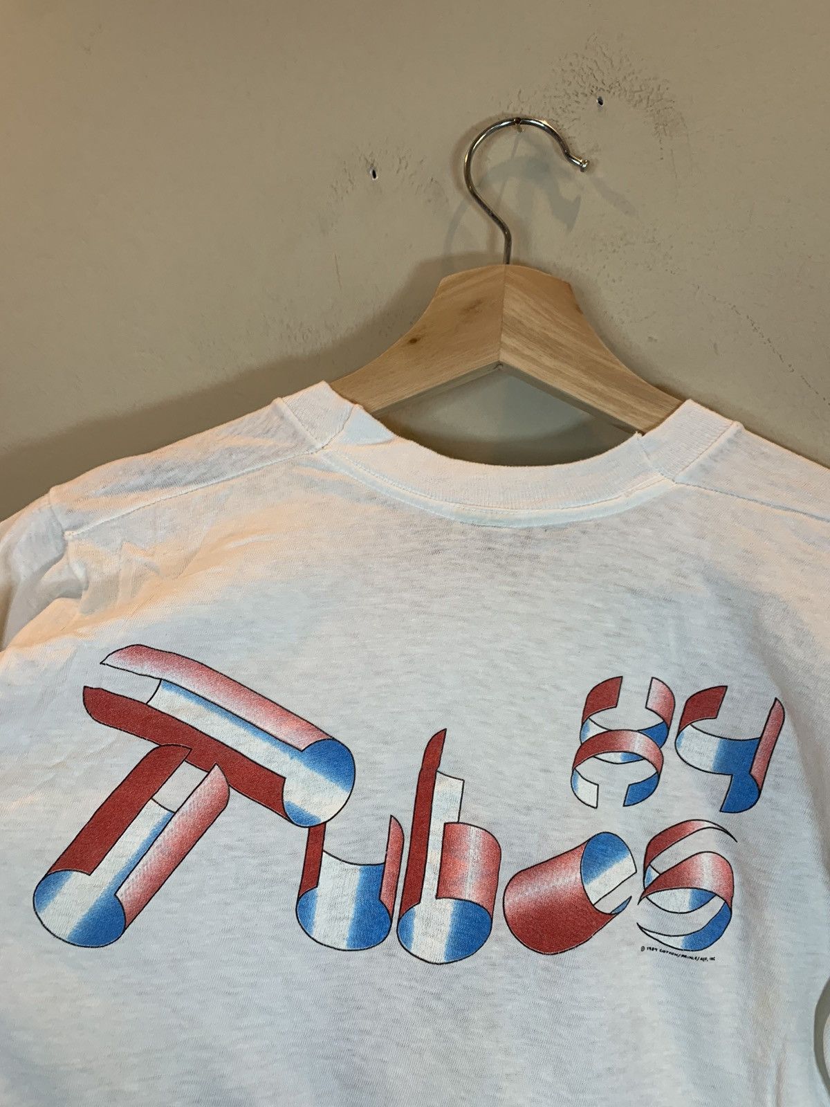 Band Tees × Vintage RARE Vintage 1984 The Tubes Screen Stars Single Stitch Shirt Size US M / EU 48-50 / 2 - 6 Thumbnail