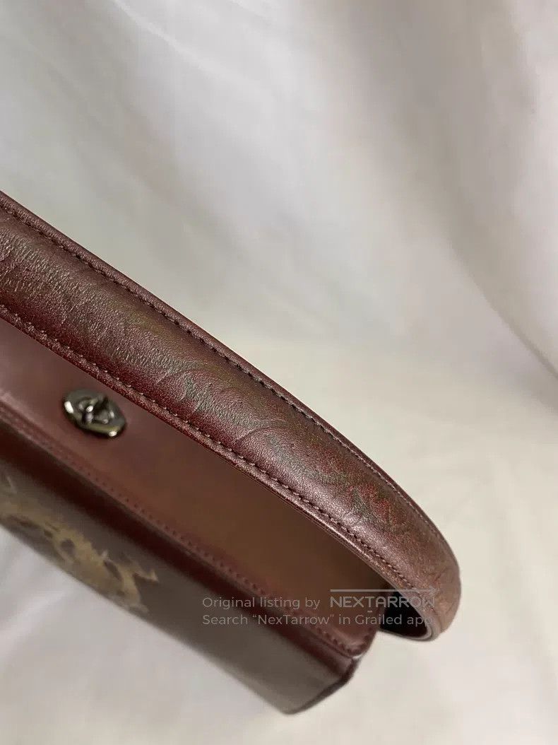 Jean Paul Gaultier jean paul gaultier Dragon Pattern Thorn Handbag, Brown Size ONE SIZE - 3 Thumbnail