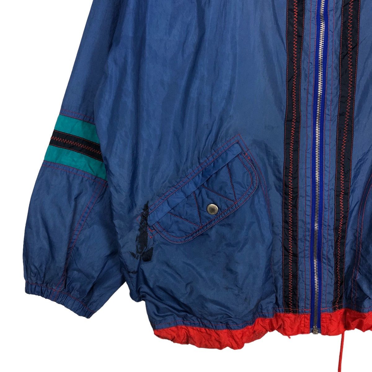 Vintage Vintage Bomber Jacket Astrolabio Made in Italy Multi Colour Size US L / EU 52-54 / 3 - 4 Thumbnail