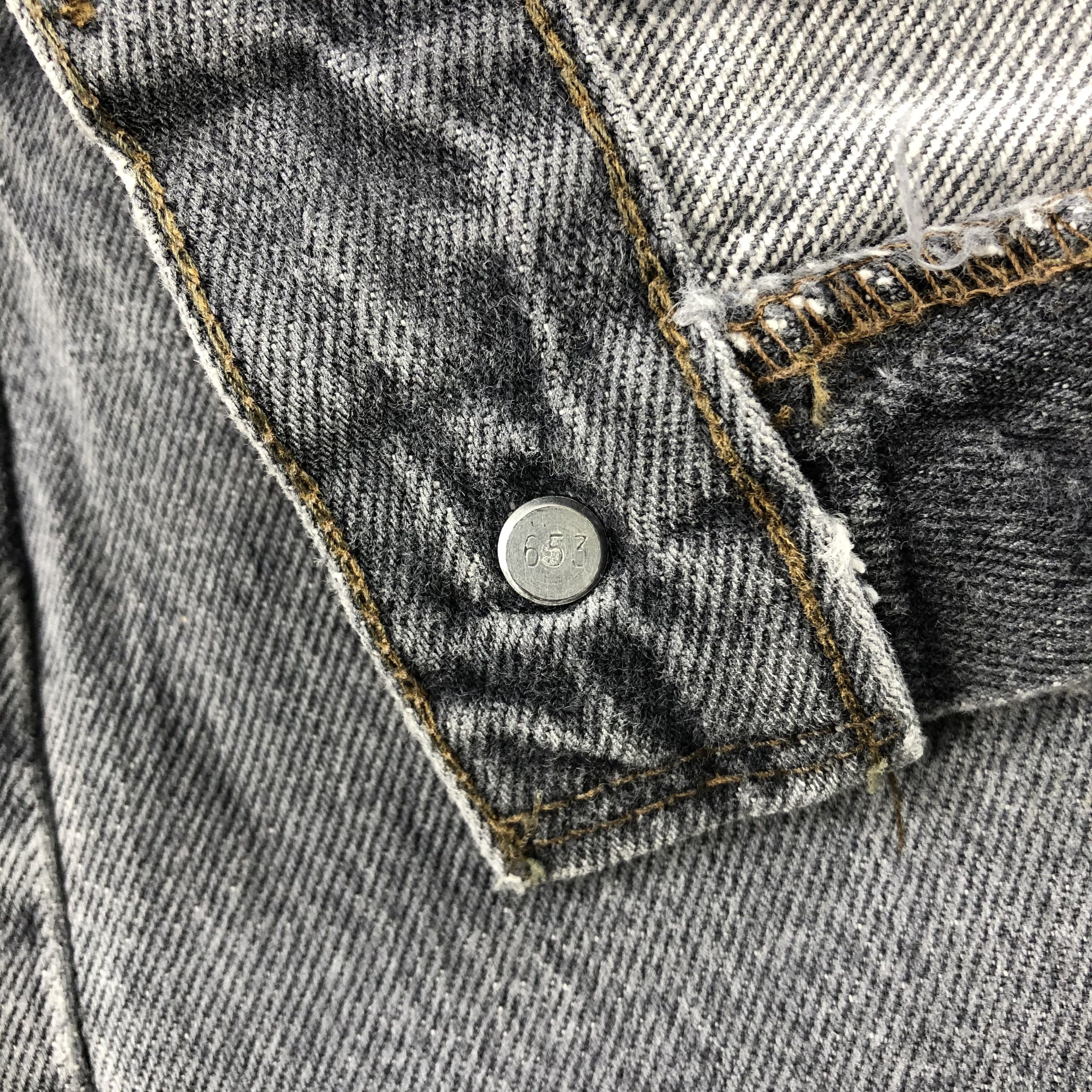 Levi's Vintage 90s Ash Gray Levis 501 Jeans-JM2379 Size US 28 / EU 44 - 14 Thumbnail