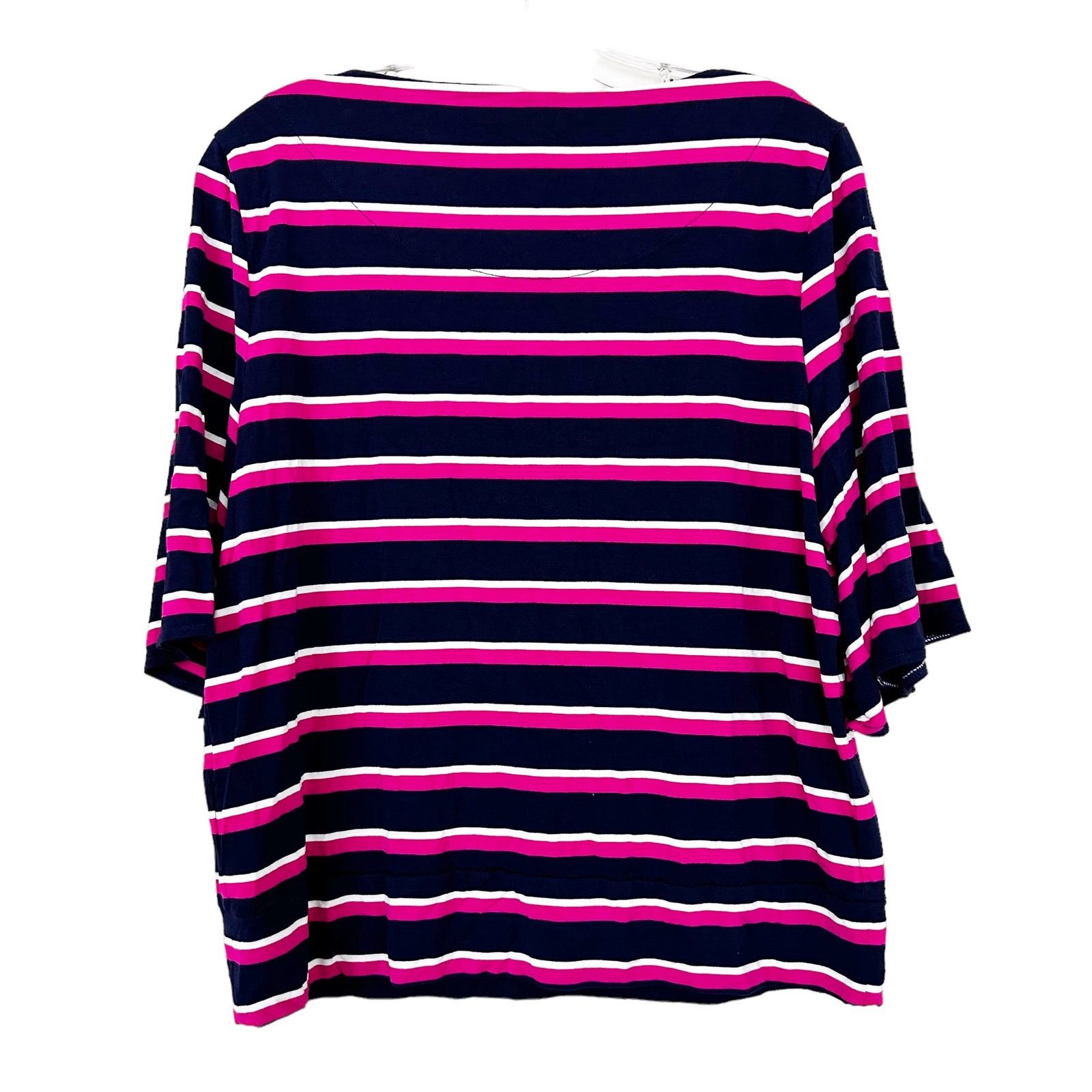 Other Chico's Pink Blue Striped Shirt Sz L Size L / US 10 / IT 46 - 4 Thumbnail