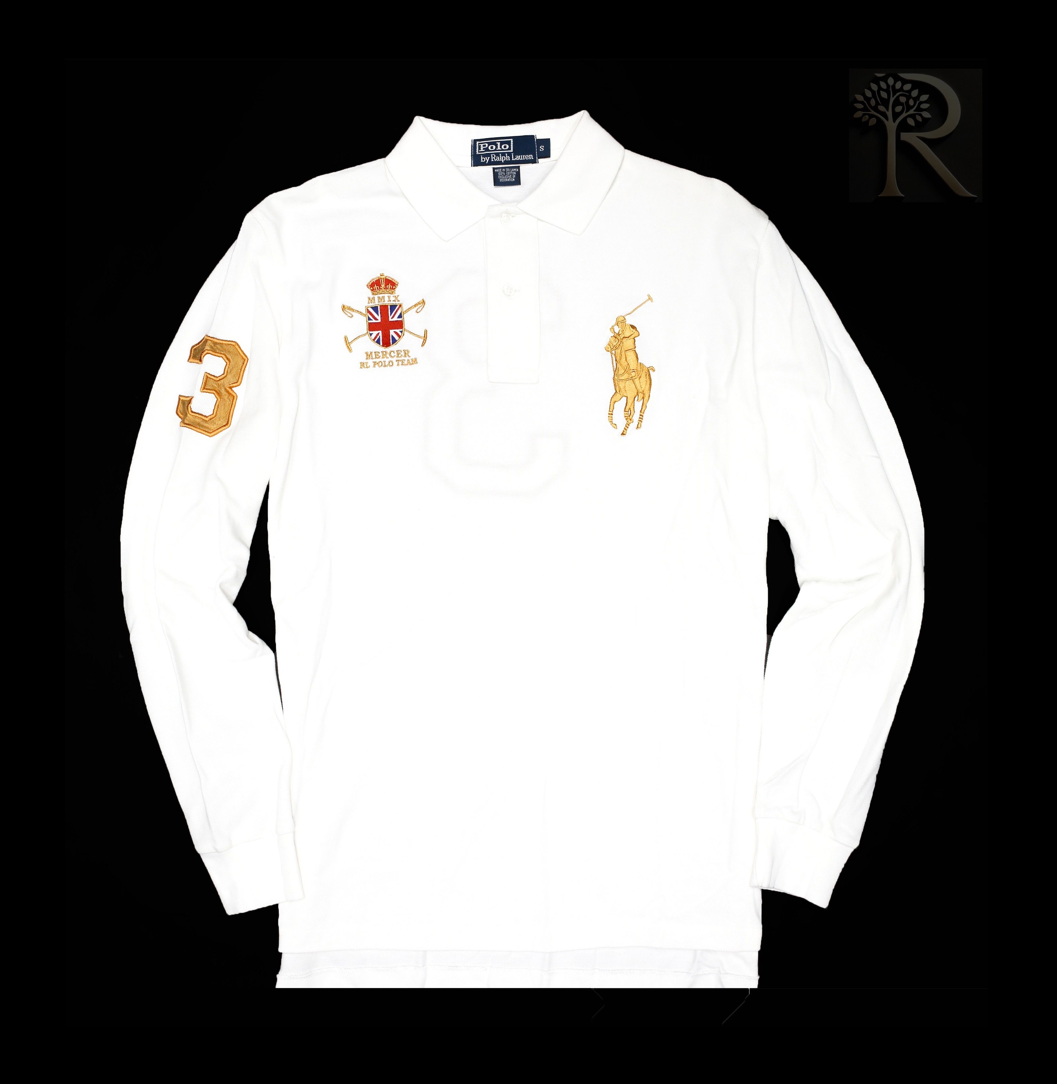 Polo Ralph Lauren NWT Polo Ralph Lauren LS Special Patch Polo "MMIX MERCER" M Size US M / EU 48-50 / 2 - 1 Thumbnail