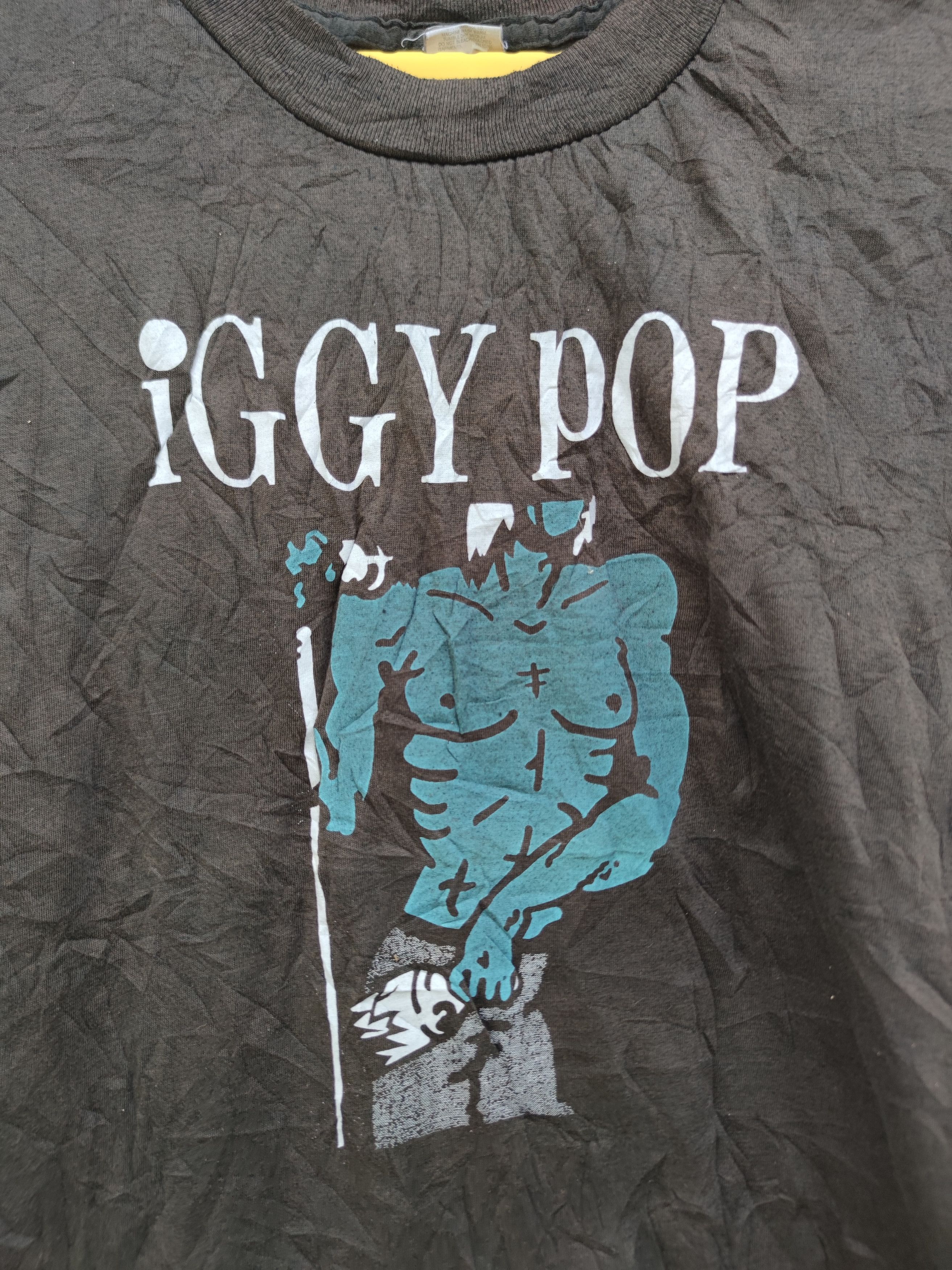 Band Tees Vintage 1981 IGGY POP U.S Tour T Shirt Size US M / EU 48-50 / 2 - 6 Thumbnail