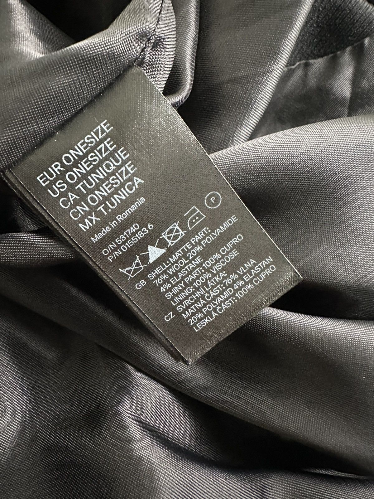 H&M × Maison Margiela Maison Margiela - H&M 2012 Wool/Polyester Midi Belted Dress Size ONE SIZE - 15 Thumbnail