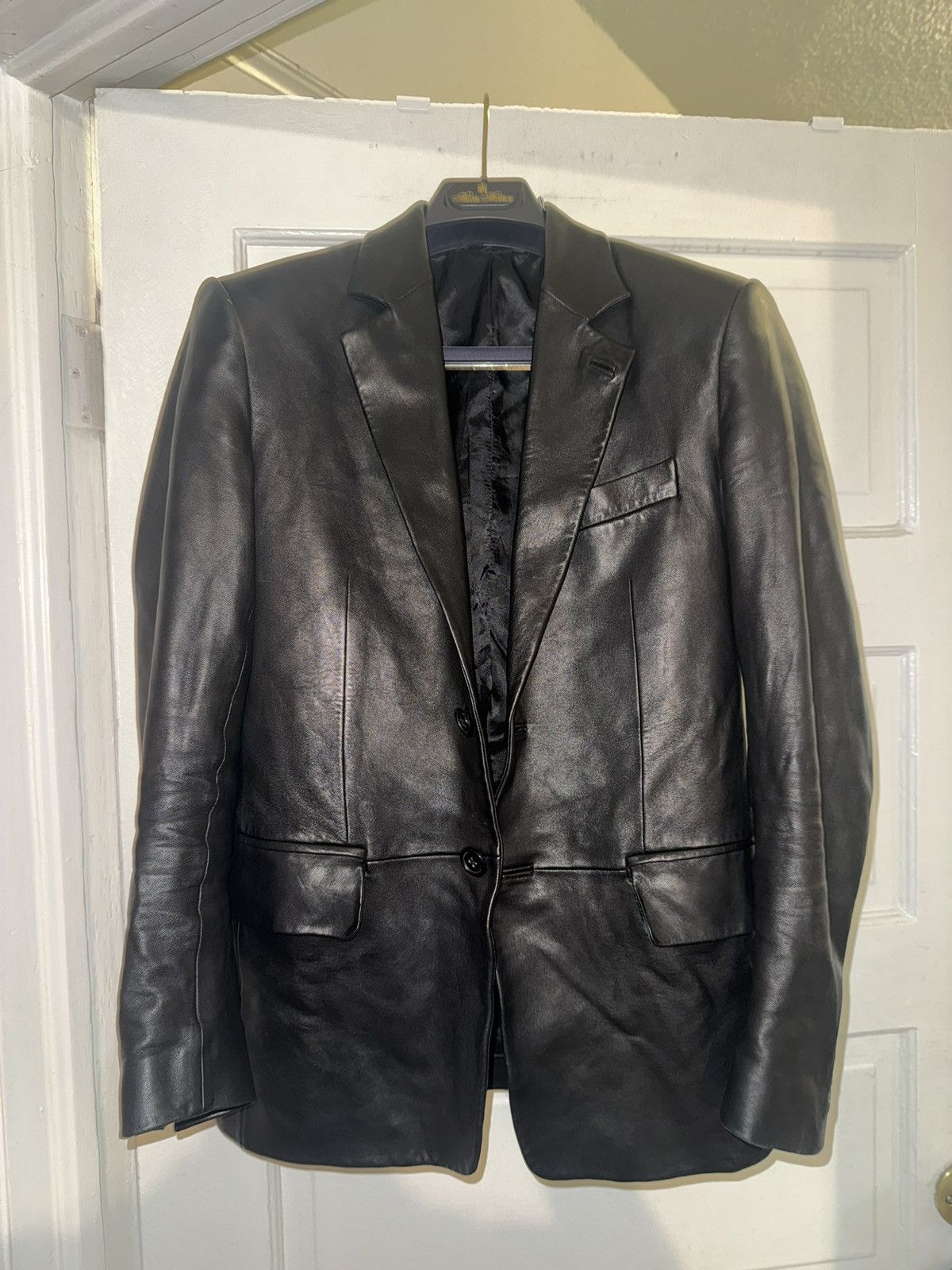 Helmut Lang Helmut Lang Leather Blazer/Coat 1997 Archive | Grailed