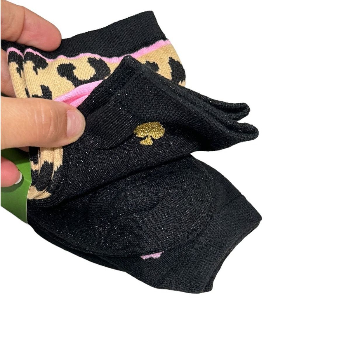 Kate Spade Kate Spade New York 3-Pack Boxed Rose Leopard Crew Socks Size ONE SIZE - 4 Thumbnail