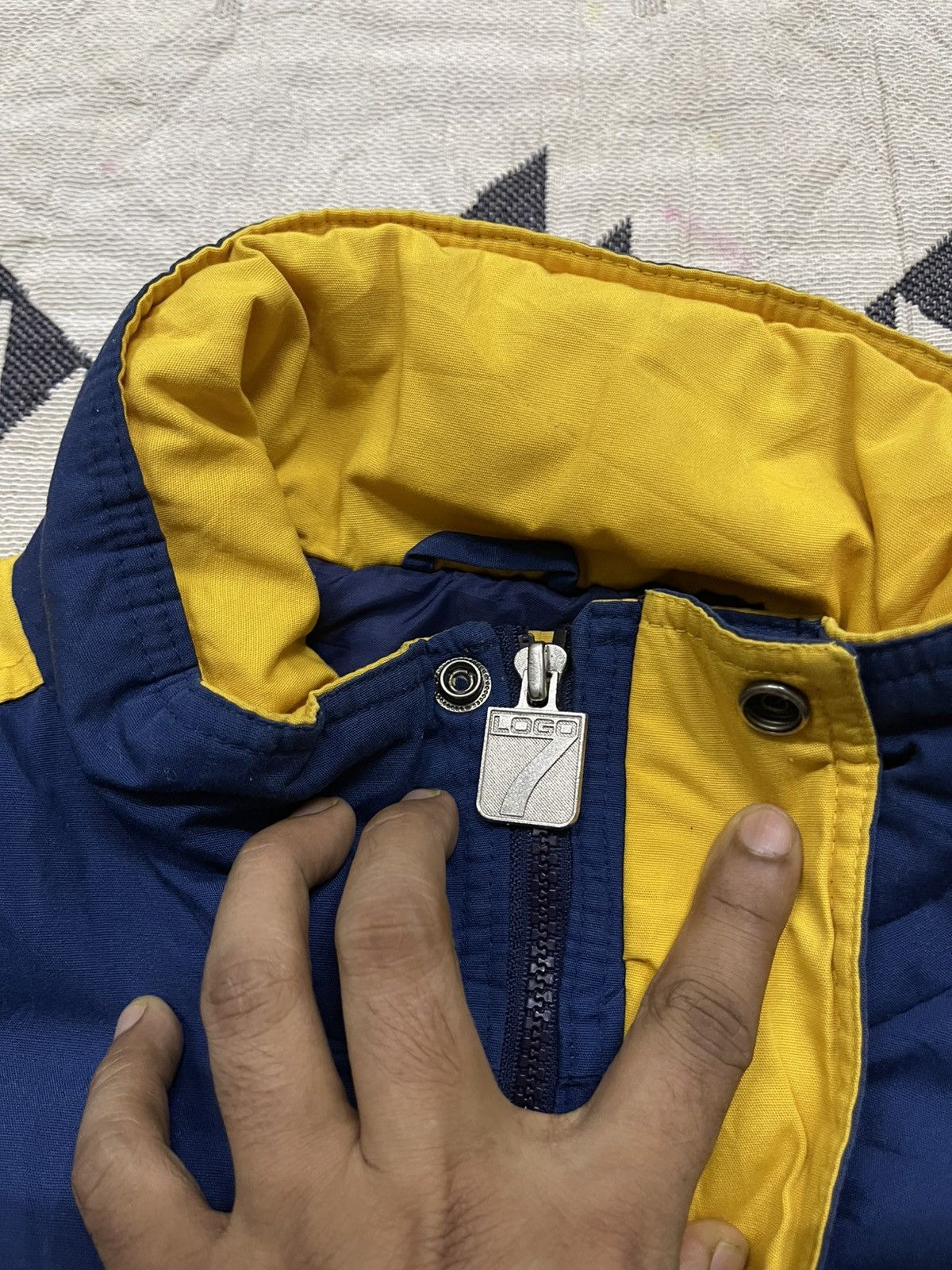 Logo 7 VINTAGE 90s LOGO 7 NOTRE DAME FIGHTING IRISH NFL JACKET Size US L / EU 52-54 / 3 - 14 Thumbnail
