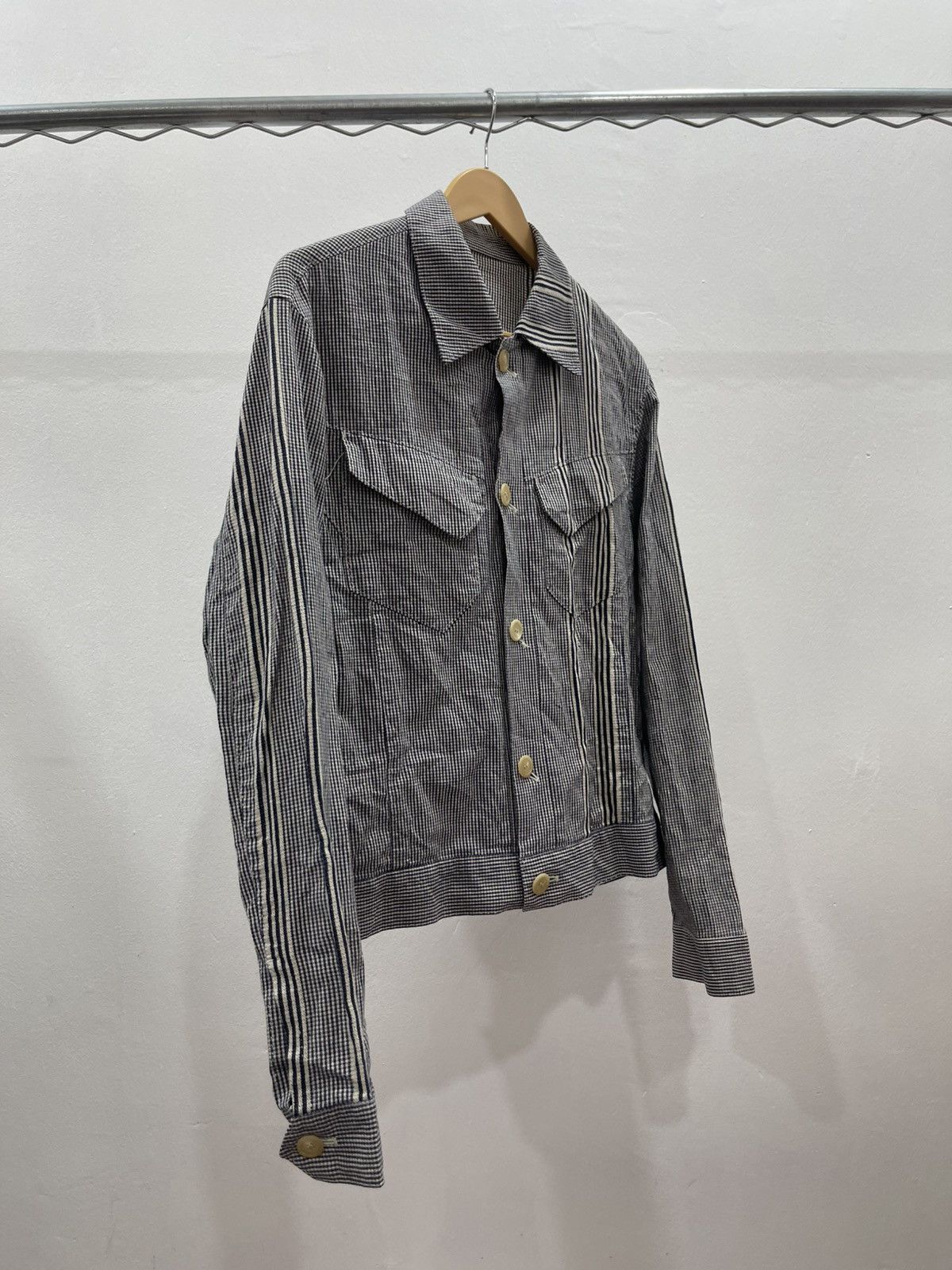 Paul Smith Paul Smit Check Trucker-Style Shirt Jacket Size US L / EU 52-54 / 3 - 3 Thumbnail