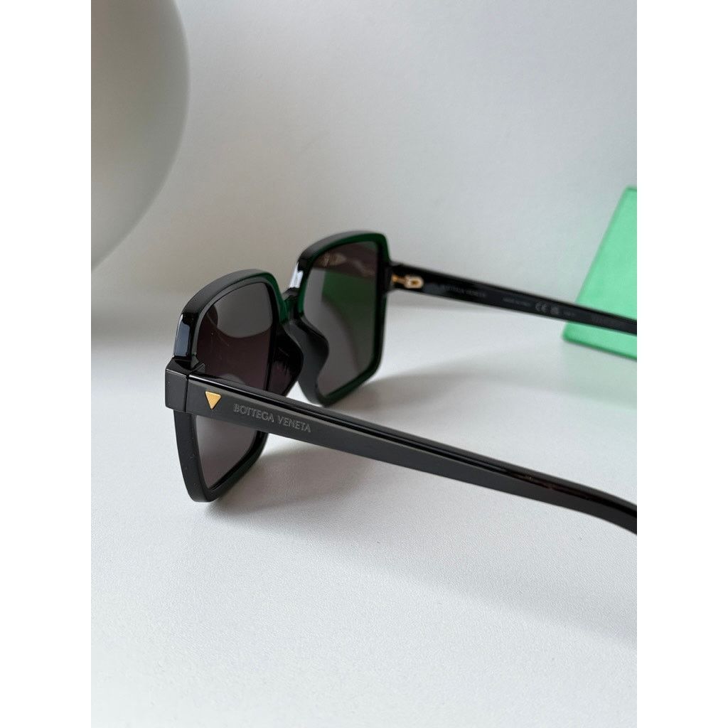 Bottega Veneta NEW Bottega Veneta BV1317SK Black Square Sunglasses Size ONE SIZE - 4 Thumbnail