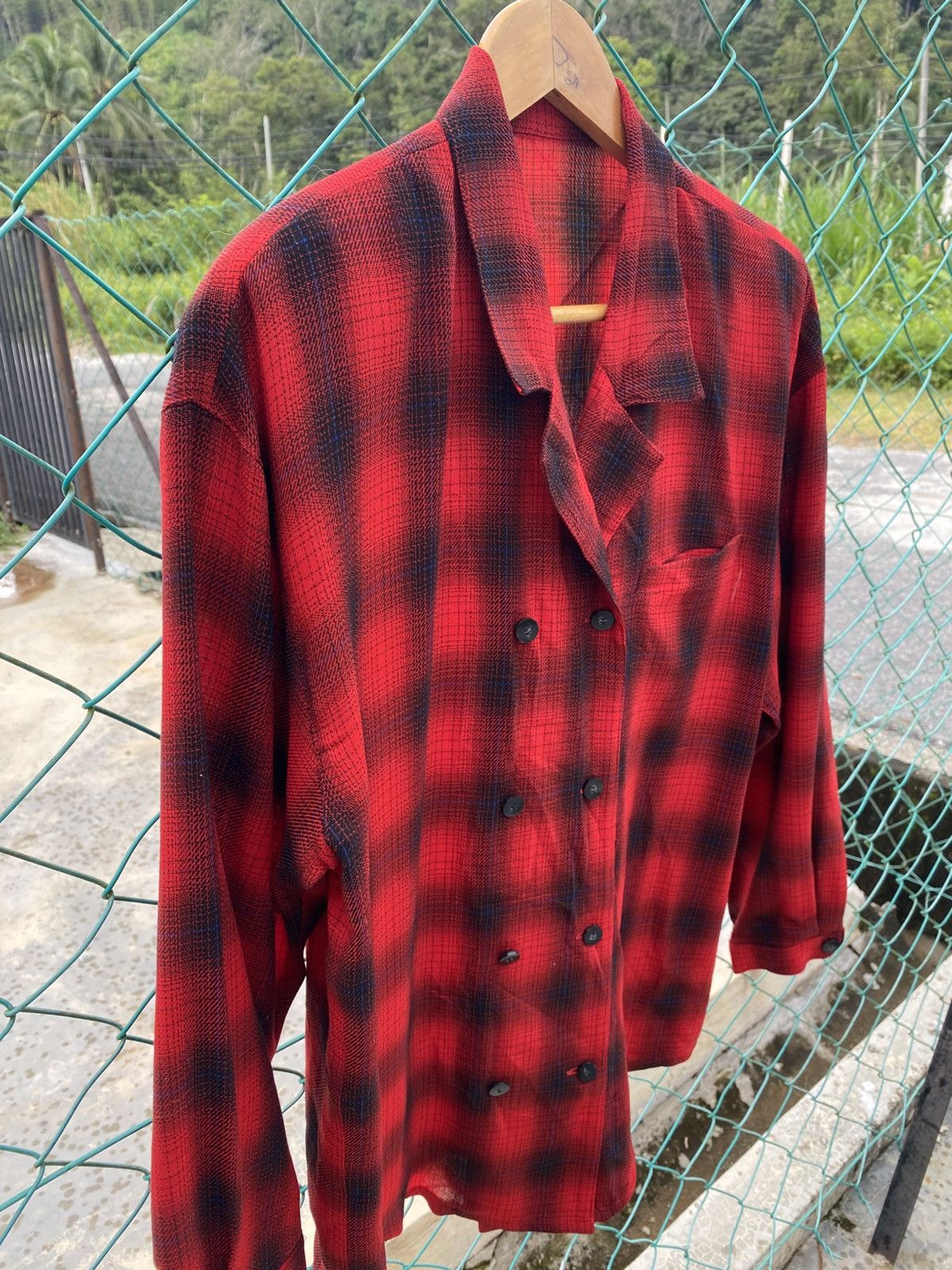 Seditionaries Vintage shadow plaid blouses Size M / US 6-8 / IT 42-44 - 4 Thumbnail