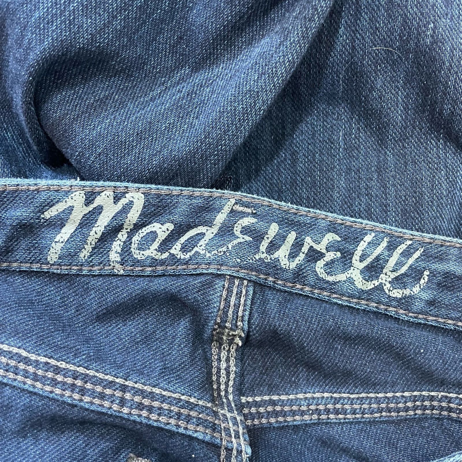 Madewell Madewell Dark Wash Denim Low Rise Skinny Jeans - Size 0 Size 25" / US 0 / IT 36 - 3 Thumbnail
