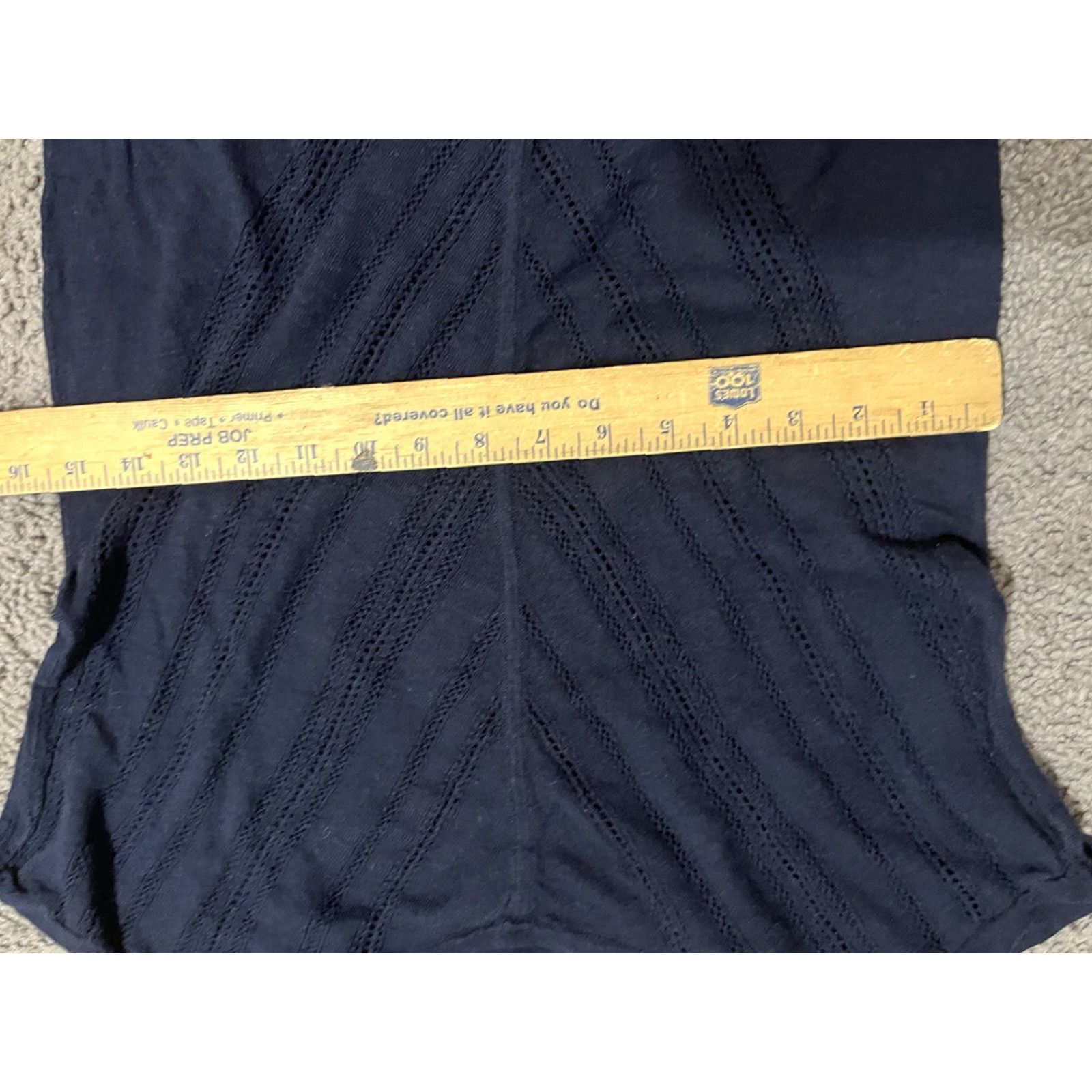 Loft VINTAGE Loft Shirt Womens XS Navy Blue Pullover Crewneck Solid Top Adult XS Blue Loft Blouse Womens Size XS / US 0-2 / IT 36-38 - 4 Thumbnail