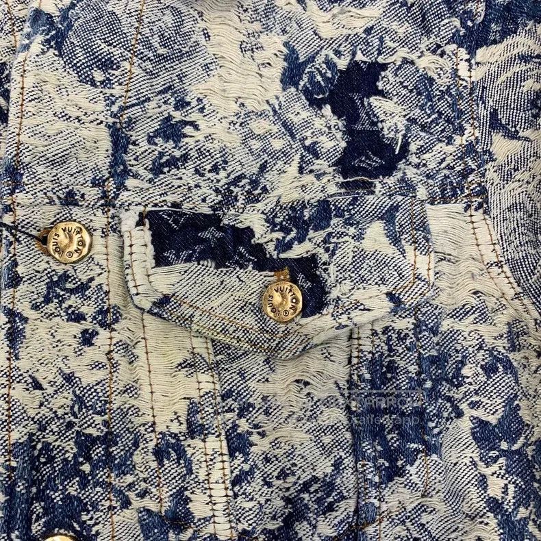 Louis Vuitton Louis Vuitton Flowers and plants full of erosion denim jac Size US L / EU 52-54 / 3 - 4 Thumbnail