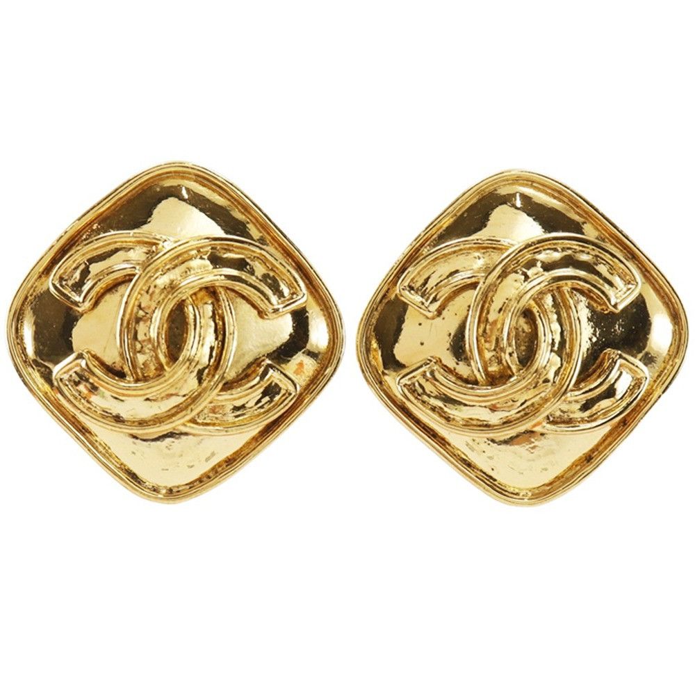 Chanel Chanel Chanel Coco Mark Earrings Metal Earrings Size ONE SIZE - 1 Thumbnail