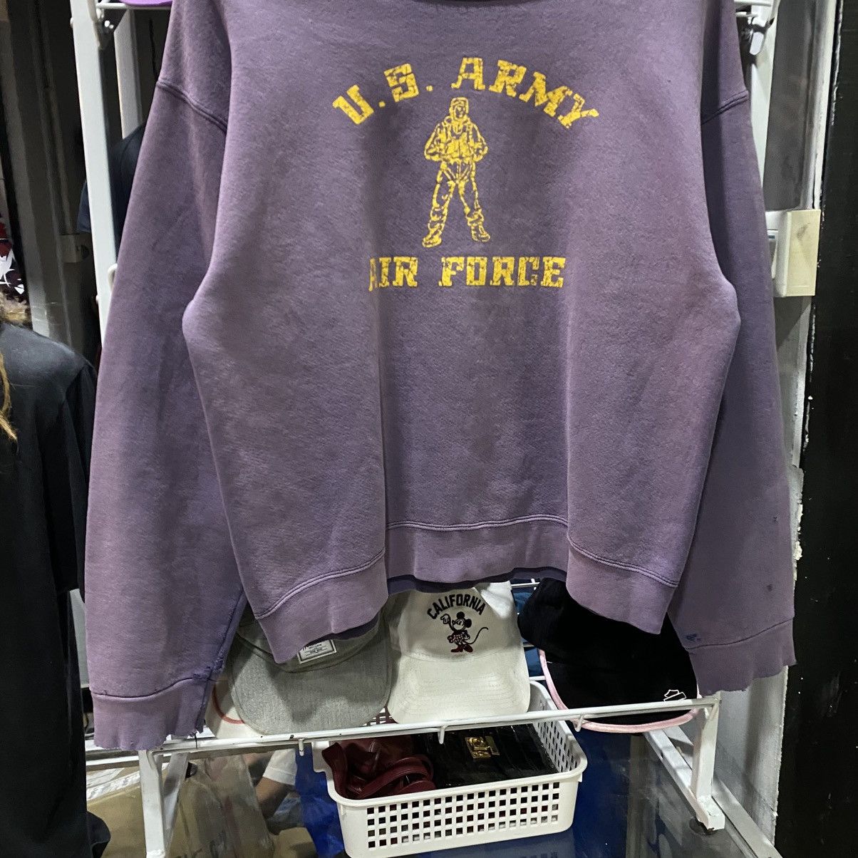 Alpha Industries × Vintage VTG Alpha Industries US ARMY AIR FORCE DISTRESS SUN FADED Size US S / EU 44-46 / 1 - 4 Thumbnail