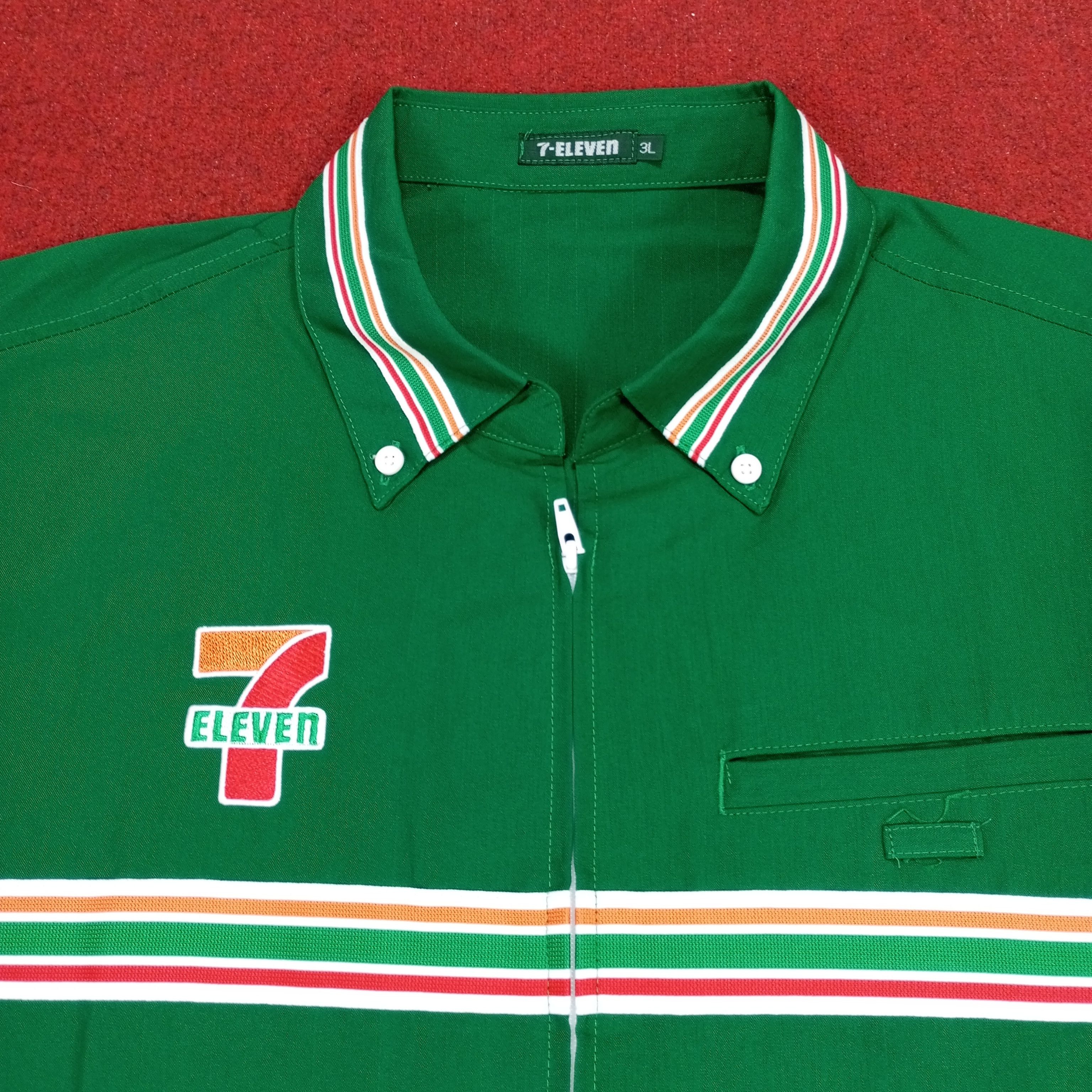 Japanese Brand × Vintage 7 Eleven Japanese Working Uniform Jacket Size US L / EU 52-54 / 3 - 2 Thumbnail