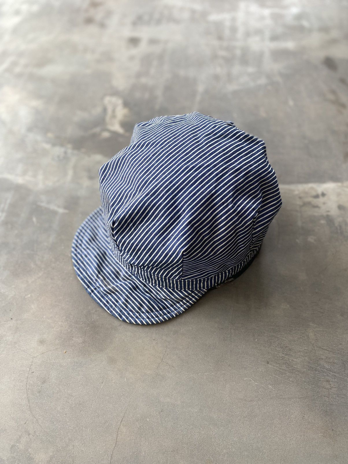 Japanese Brand × Vintage REVERSIBLE JACK & JILL HICKHORY MECHANIC CAP Size ONE SIZE - 2 Thumbnail
