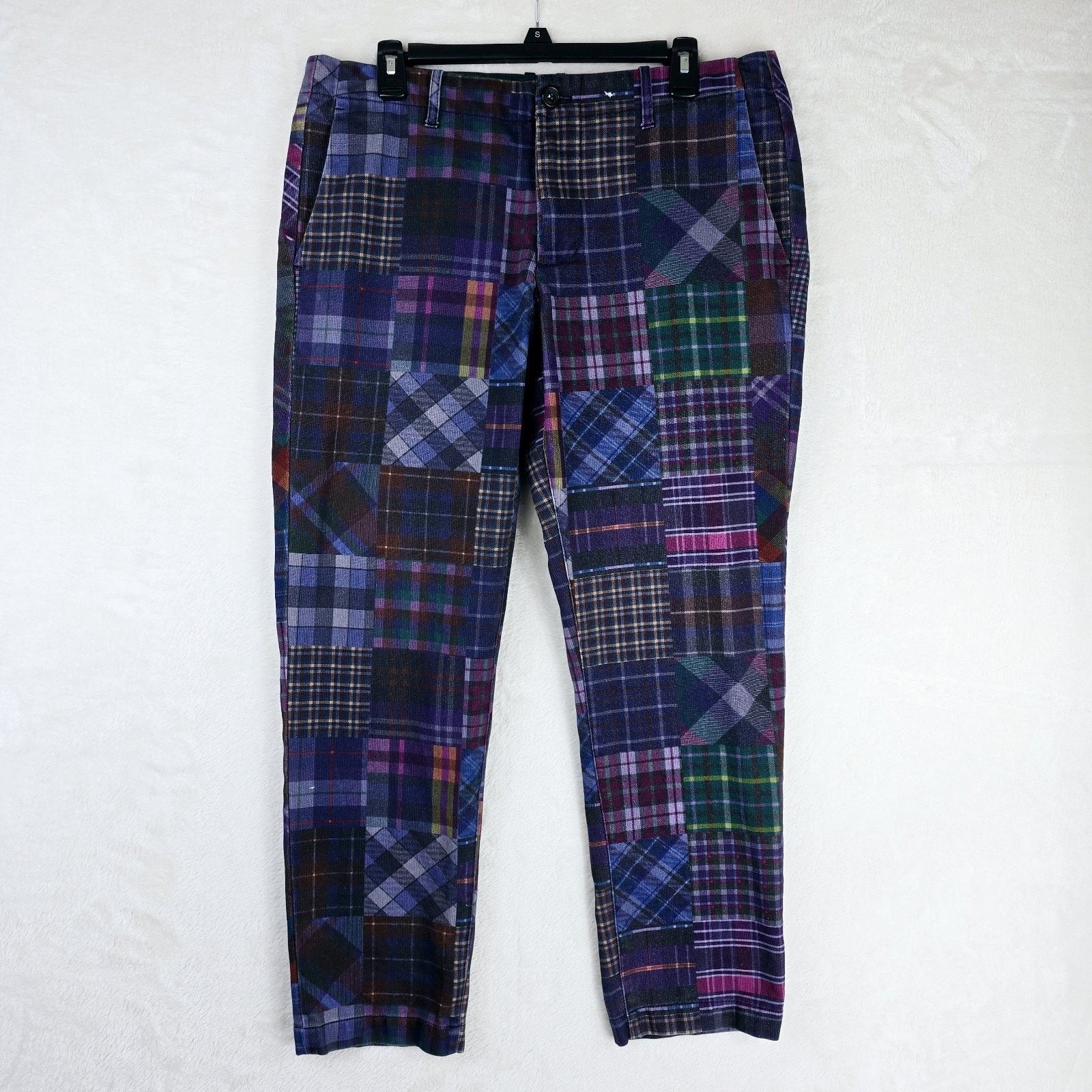 Teddy Fresh TEDDY FRESH Plaid Pants Size 36 36x28 Golf SEE PICS FLAW Size US 36 / EU 52 - 2 Thumbnail