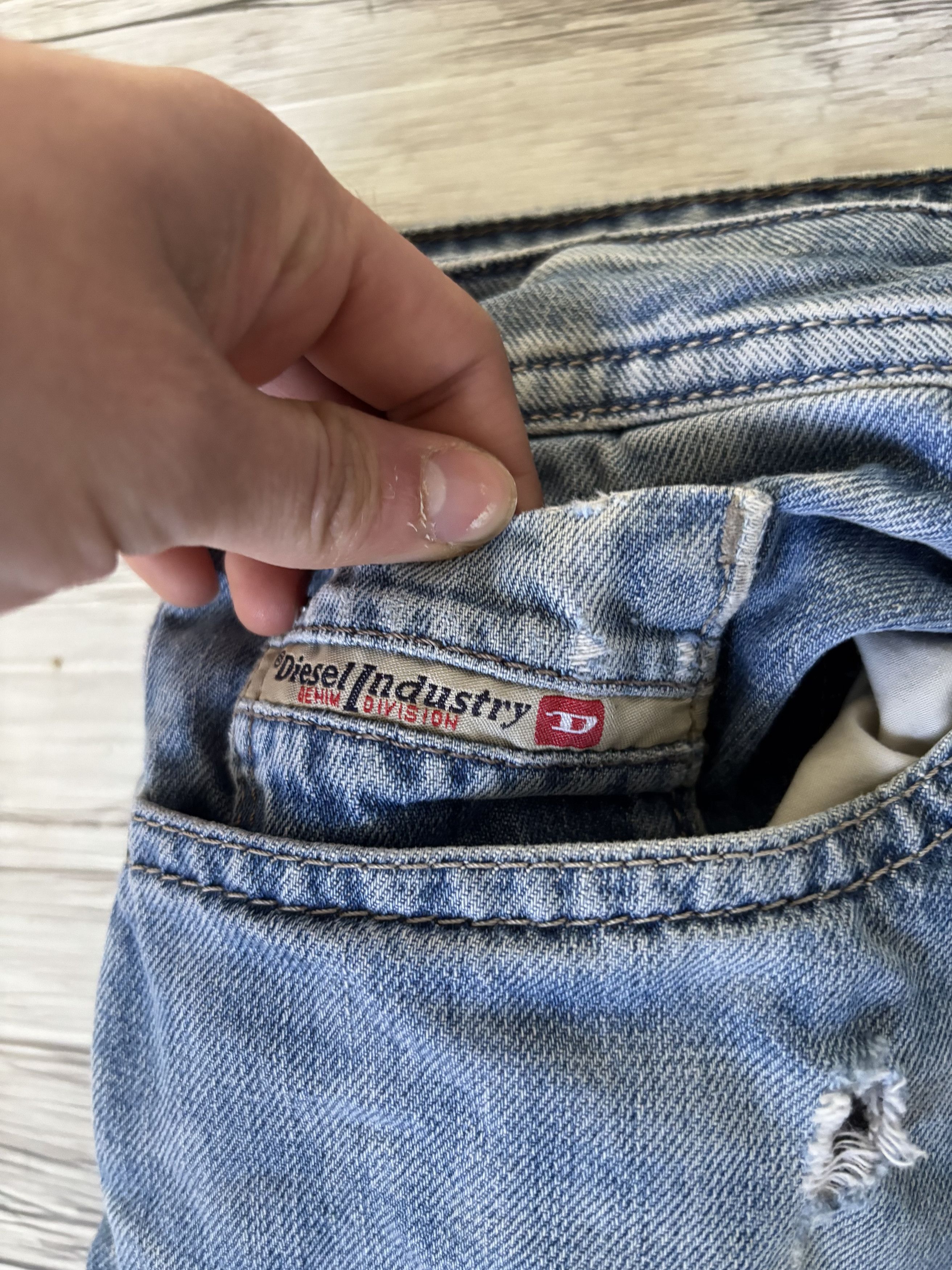 Japanese Brand 💥 JUNYA WATANABE BALENCIAGA STYLE DISTRESSED JEANS y2k Size US 32 / EU 48 - 5 Thumbnail