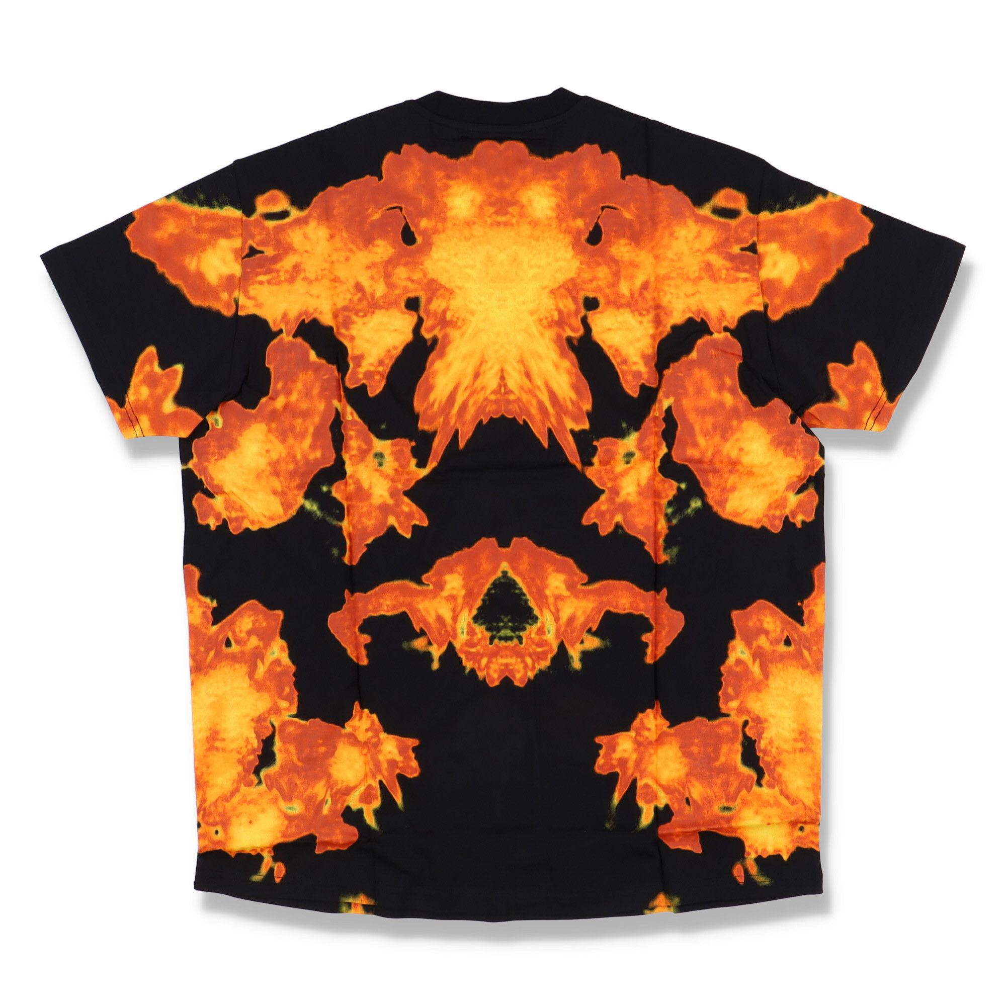 Givenchy Black Abstract Flame Print Oversized T-shirt Size US XXS / EU 40 - 7 Thumbnail