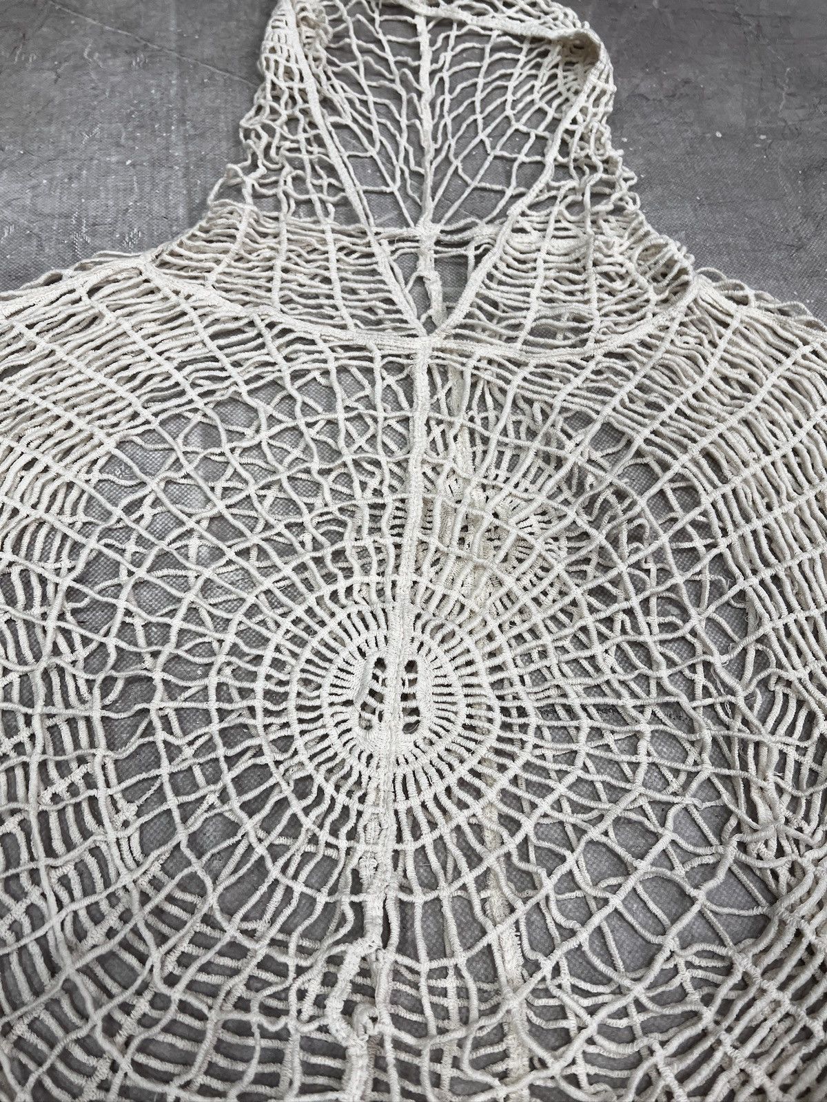Japanese Brand Spider mesh top hoodie Jean Paul Gaultier style Size US L / EU 52-54 / 3 - 8 Thumbnail