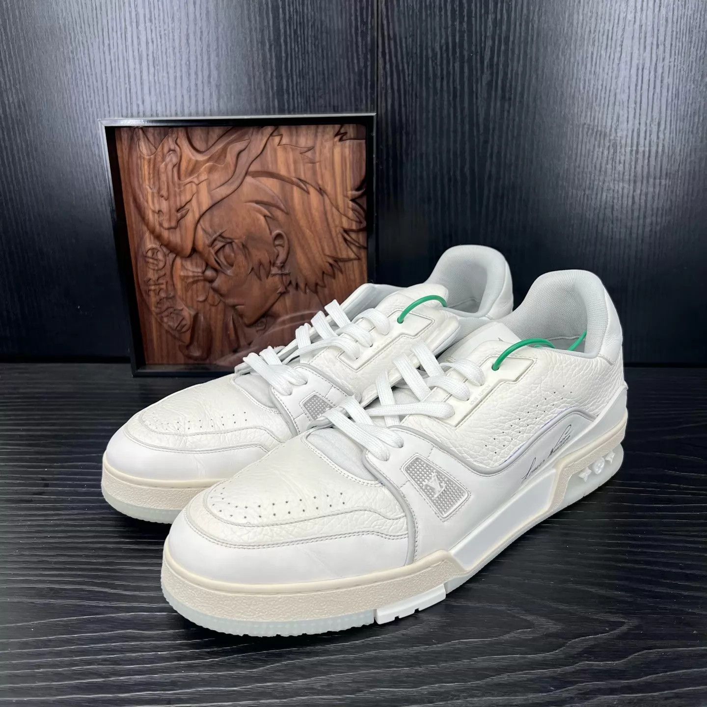 Louis Vuitton LV Trainer White Cement US10 EUR44 Worn Once OG Box Size US 11 / EU 44 - 1 Thumbnail