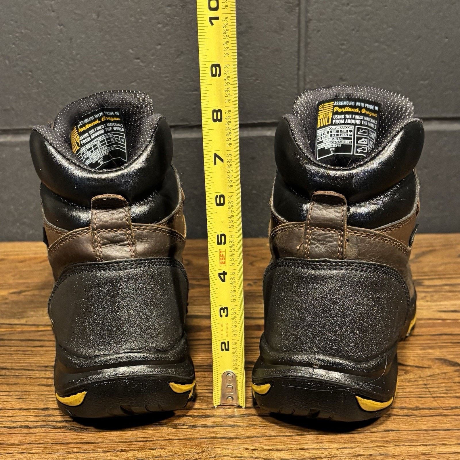 KEEN Keen Brown Leather Soft Toe Utility Work Hiking Boots USA Size US 10.5 / EU 43-44 - 4 Thumbnail