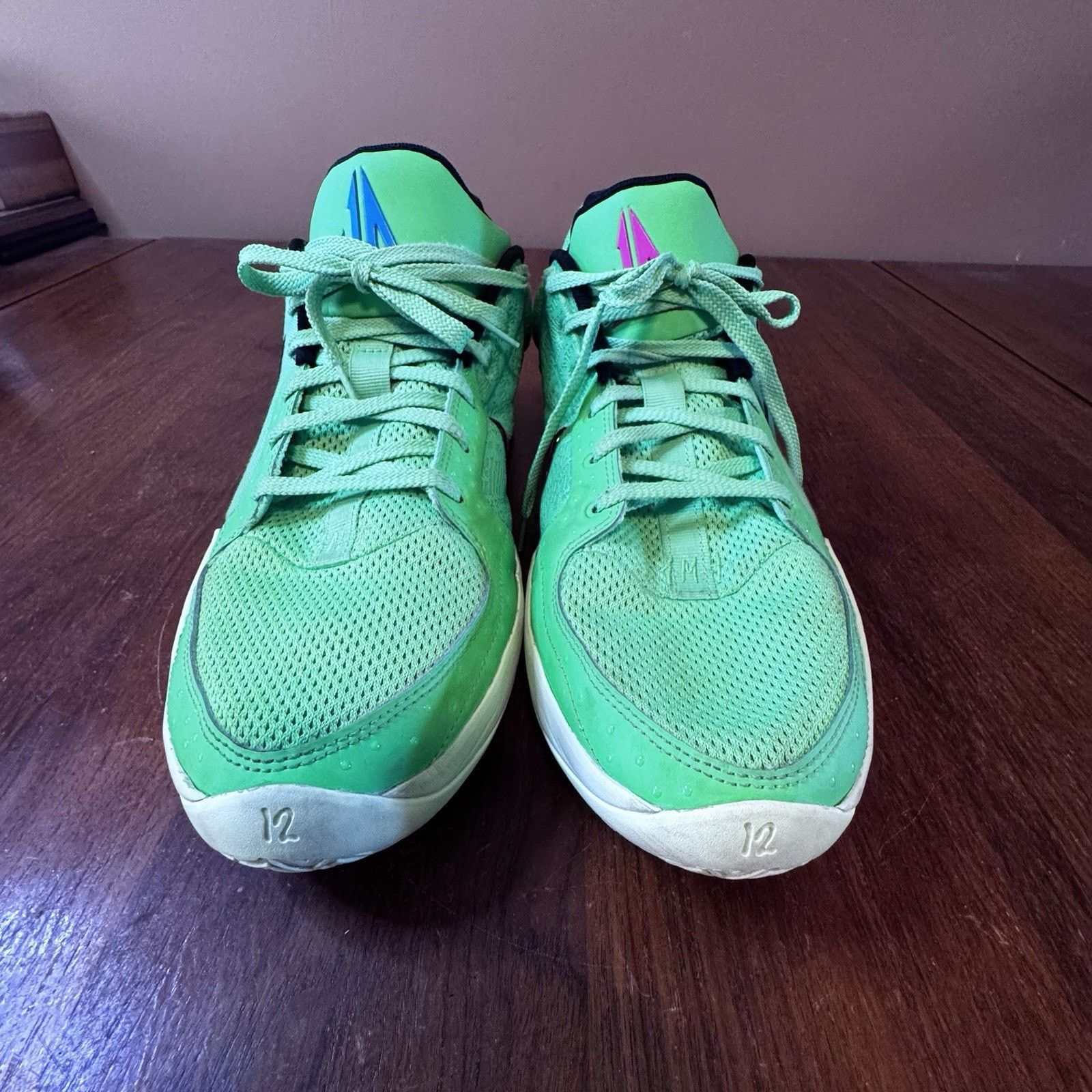 Nike Nike Ja 1 Twelve Green Pink Men’s 13.5 Shoes Zoom Ja Morant Size US 13 / EU 46 - 3 Thumbnail