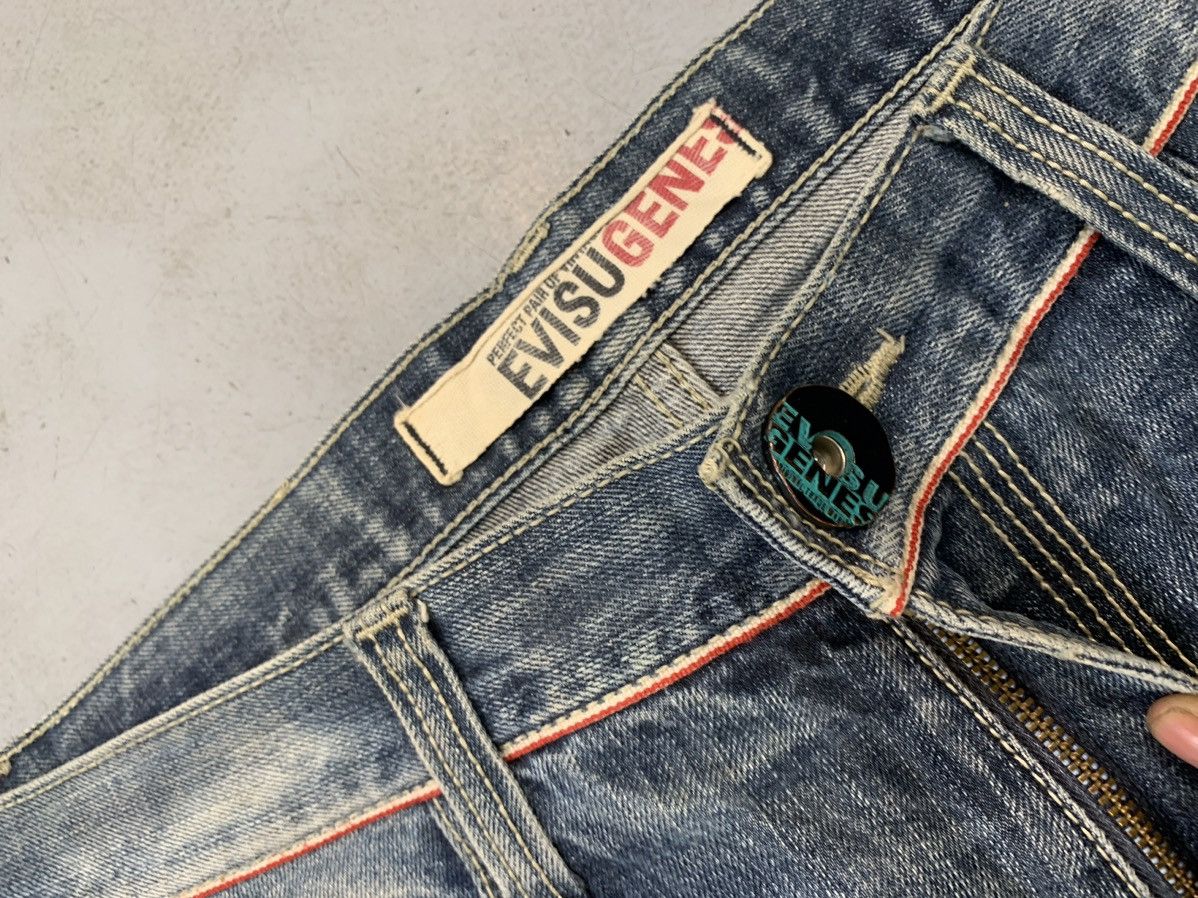 Japanese Brand Vintage Evisu inspired denim Size US 34 / EU 50 - 7 Thumbnail