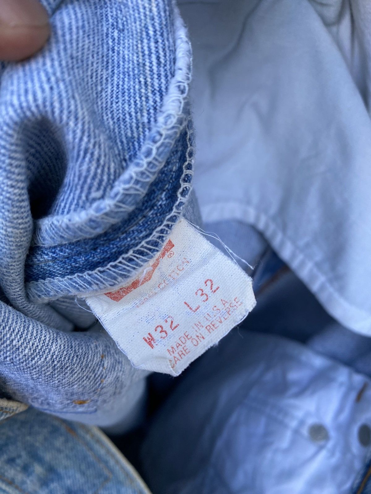Levi's Vintage Clothing W32x31.5 Vintage levi's 501 faded made in USA 90s Size US 32 / EU 48 - 6 Thumbnail