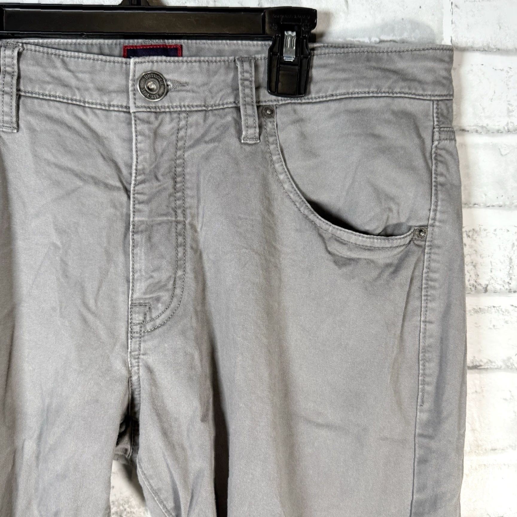 UNTUCKit UNTUCKit Gray Chino Pants Mens Size 34x32 Casual Cotton Regular Size US 34 / EU 50 - 2 Thumbnail