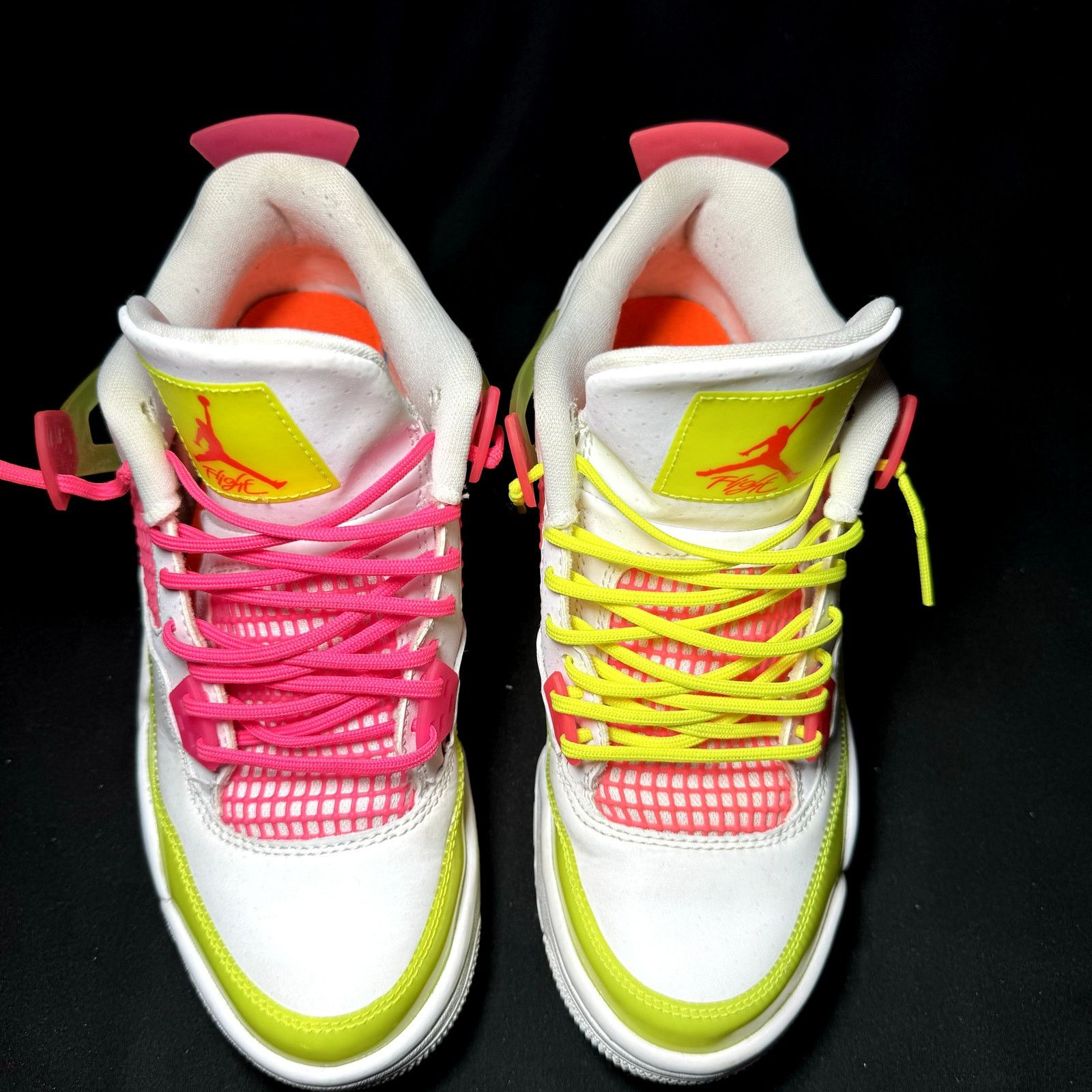 Jordan Brand × Nike Size 5.5 - Nike Air Jordan 4 Retro GS Lemon Venom 2020 Shoes Size US 5.5 / EU 38 - 4 Thumbnail