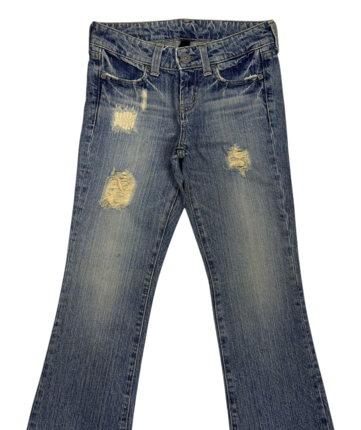 Hysteric Glamour × If Six Was Nine × MOUSSY Flare Jeans I6W9 Lgb Style Moussy Jeans Distressed Denim Size 27" / US 4 / IT 40 - 5 Thumbnail