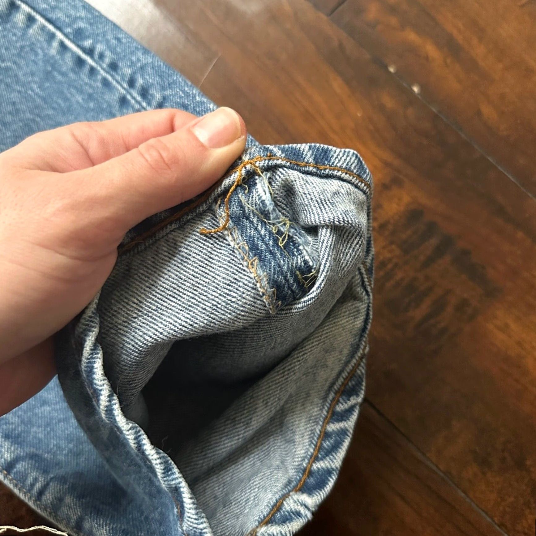 Levi's VINTAGE Levi's 505 Jeans Men 36x36 Light Wash 80s Straight Fit Cotton Denim Size US 36 / EU 52 - 3 Thumbnail