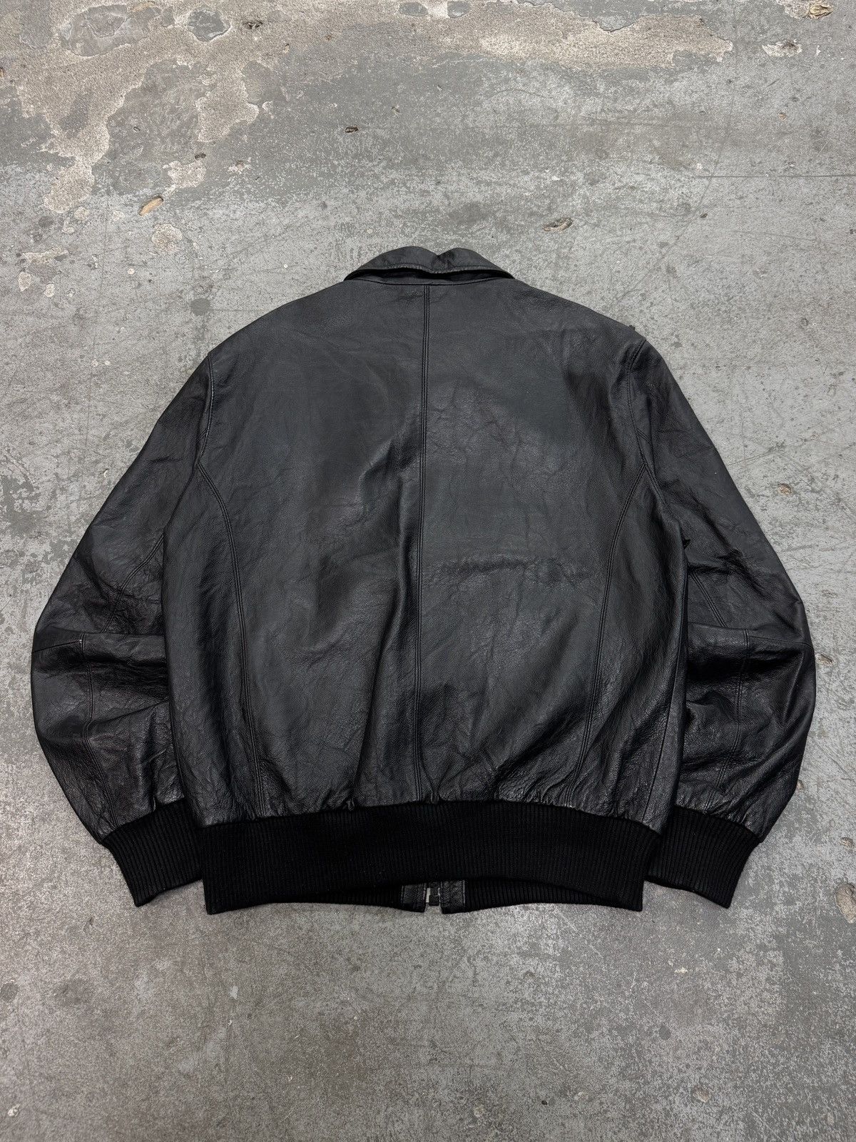 Japanese Brand Vintage Real Leather Racing Jacket Primavera Size US L / EU 52-54 / 3 - 9 Thumbnail