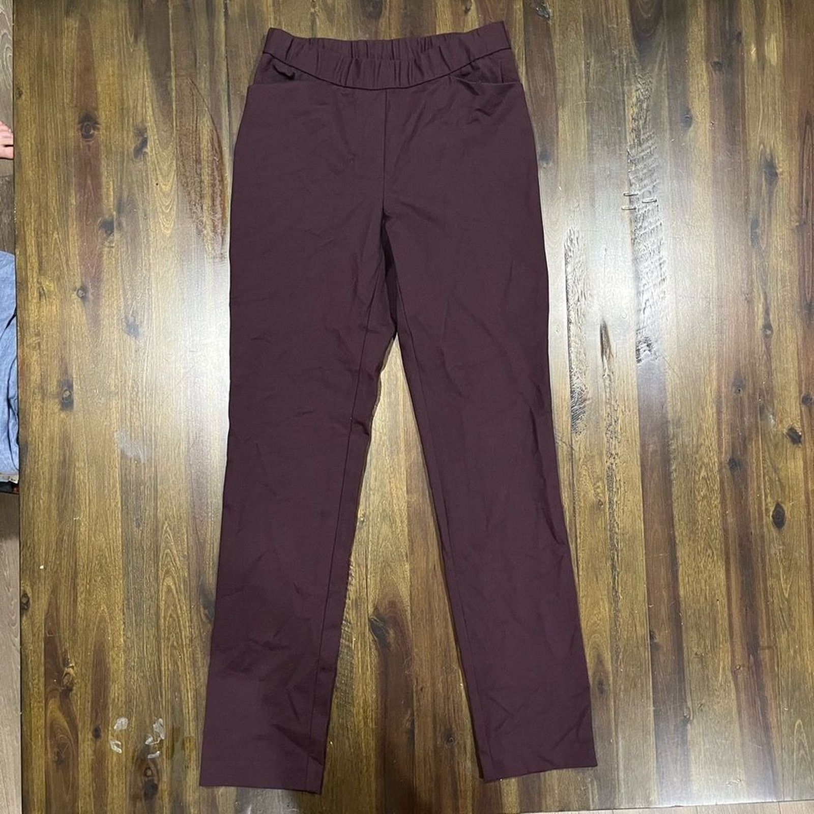 Vintage J. Jill Essential Pure Slim-Leg Pants Dark Plum Size XS Size 23" - 1 Thumbnail