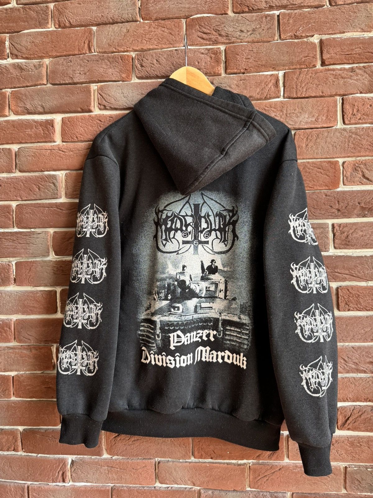 Band Tees VINTAGE MARDUK Panzer Division Black Metal Band hoodie m Size US M / EU 48-50 / 2 - 1 Thumbnail