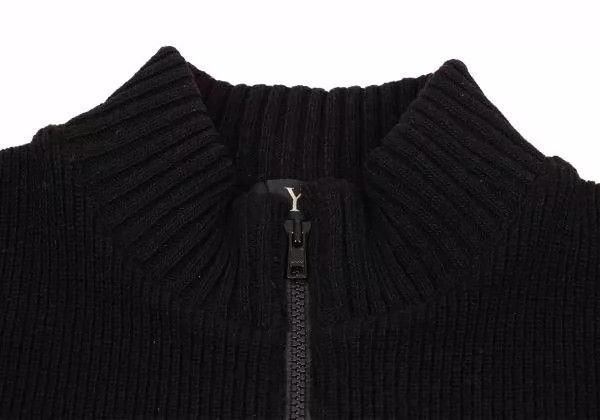 Y's Y's Half-zip knit sweater Size US M / EU 48-50 / 2 - 2 Thumbnail