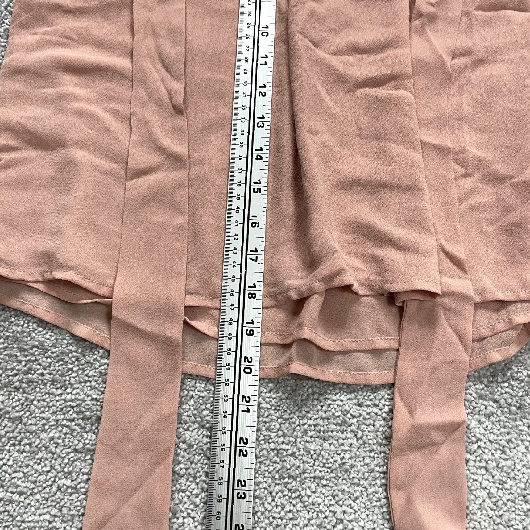 Forever 21 FOREVER 21 Blouse Shirt Womens Small Pink Cropped Straps Lightweight Top Size S / US 4 / IT 40 - 5 Thumbnail